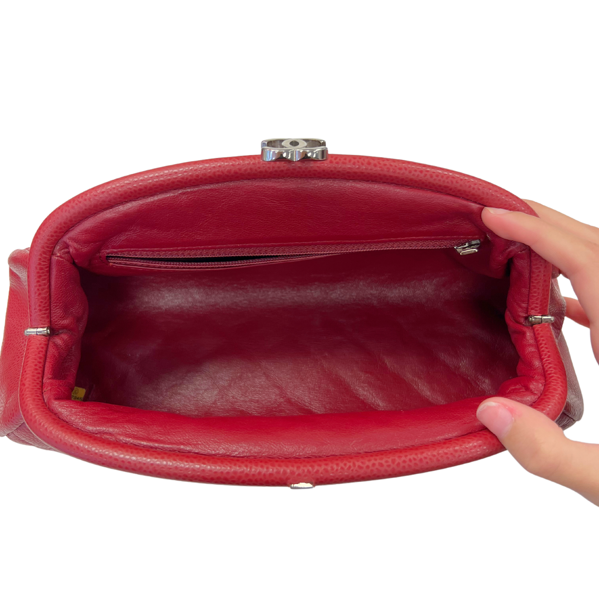 Chanel Caviar Timeless Clutch