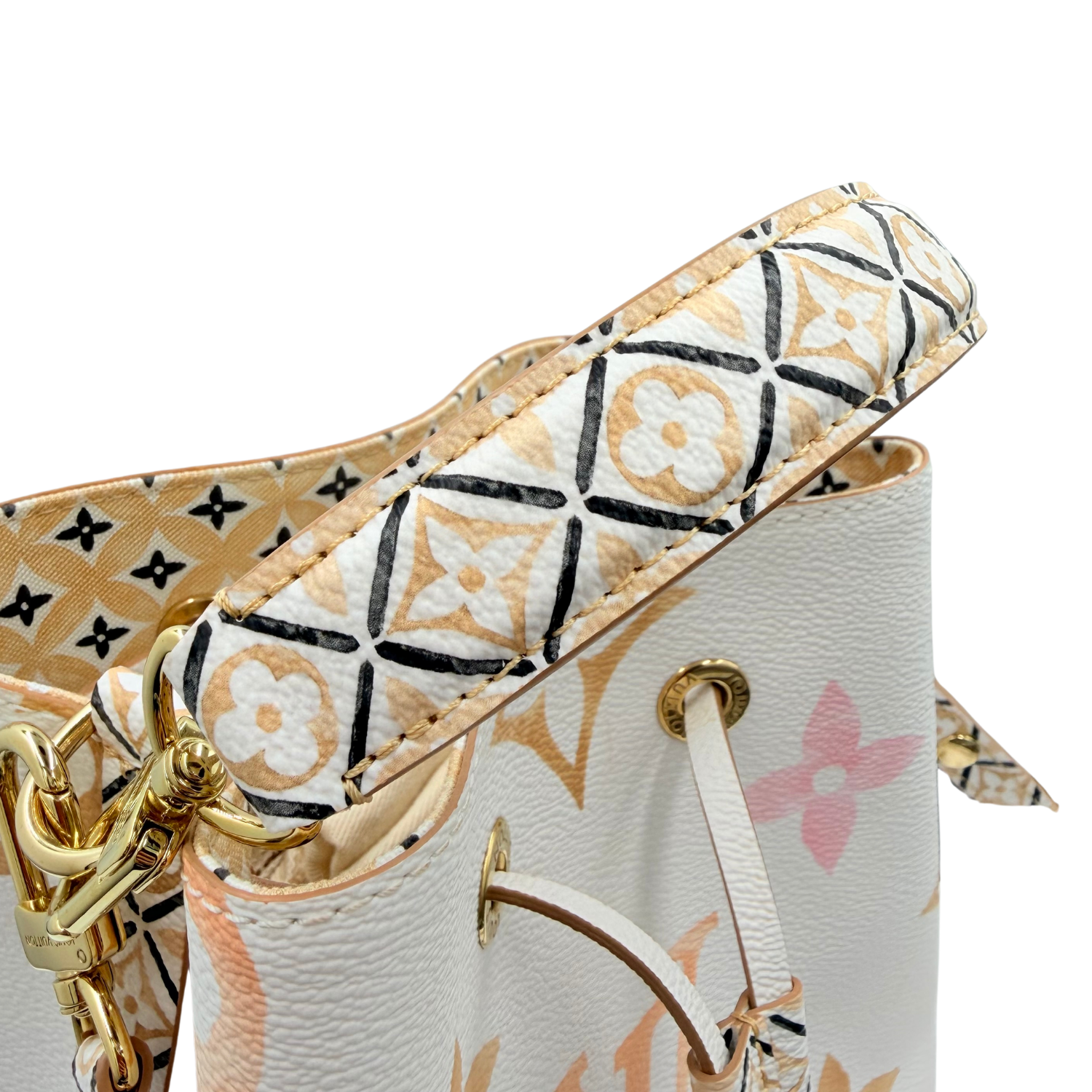 Louis Vuitton Monogram By The Pool 2.0 Neonoe BB Bucket Bag Beige