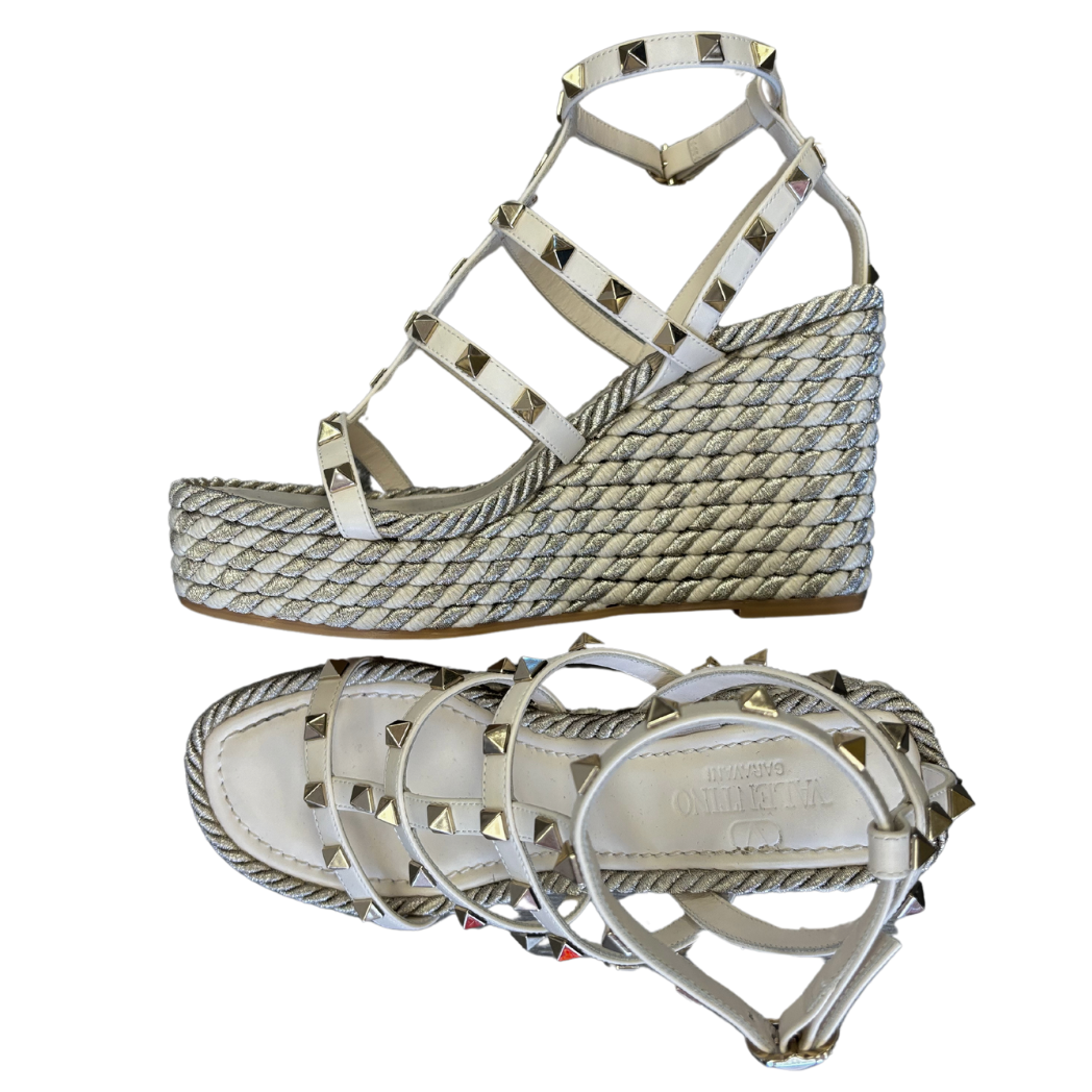 Valentino Rockstud Wedges