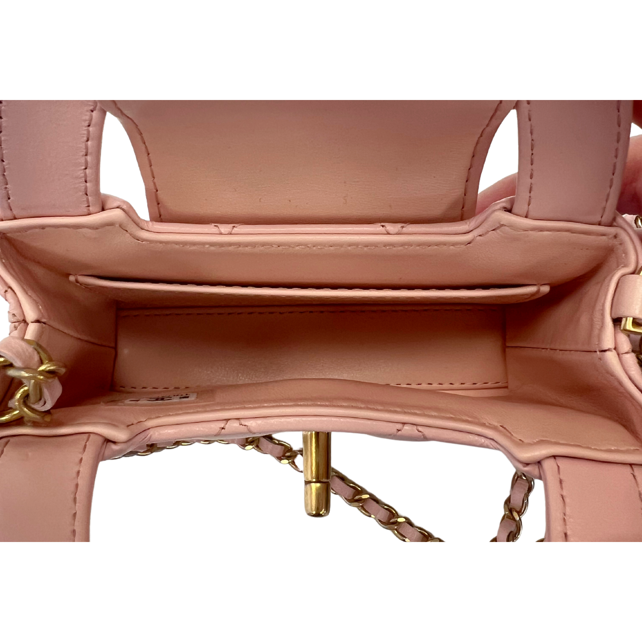 Chanel Mini Nano Shopper Light Pink