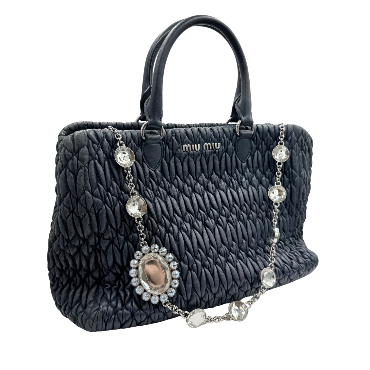 Miu Miu 2way Bag Navy