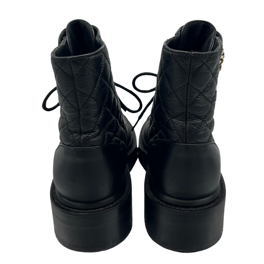 Chanel Combat Boots