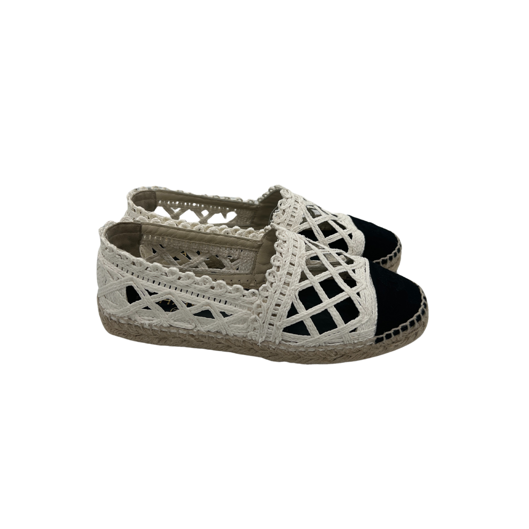 Chanel Raffia Crochet Espadrille