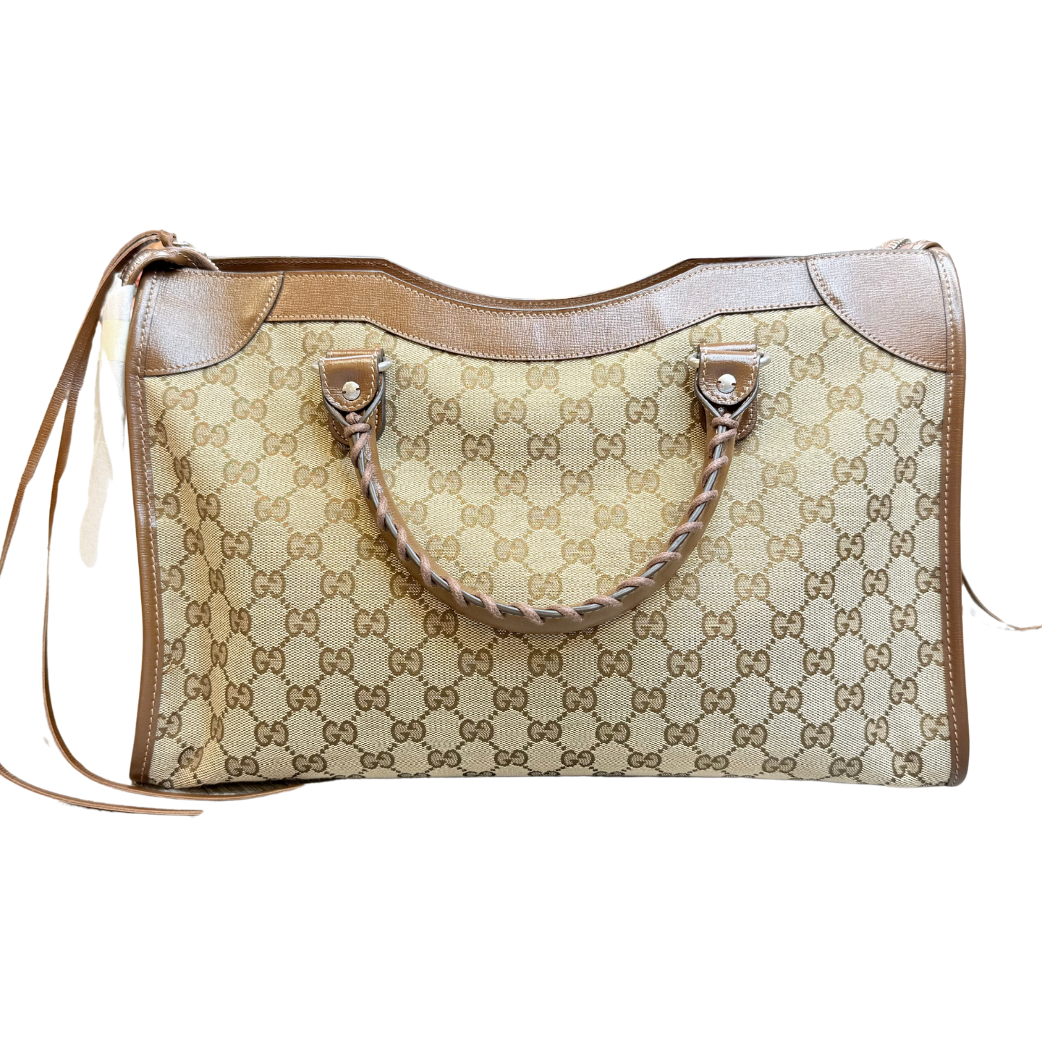 Balenciaga X Gucci Azalea Neo Classic Medium City Rare GG Hacker Project Bag