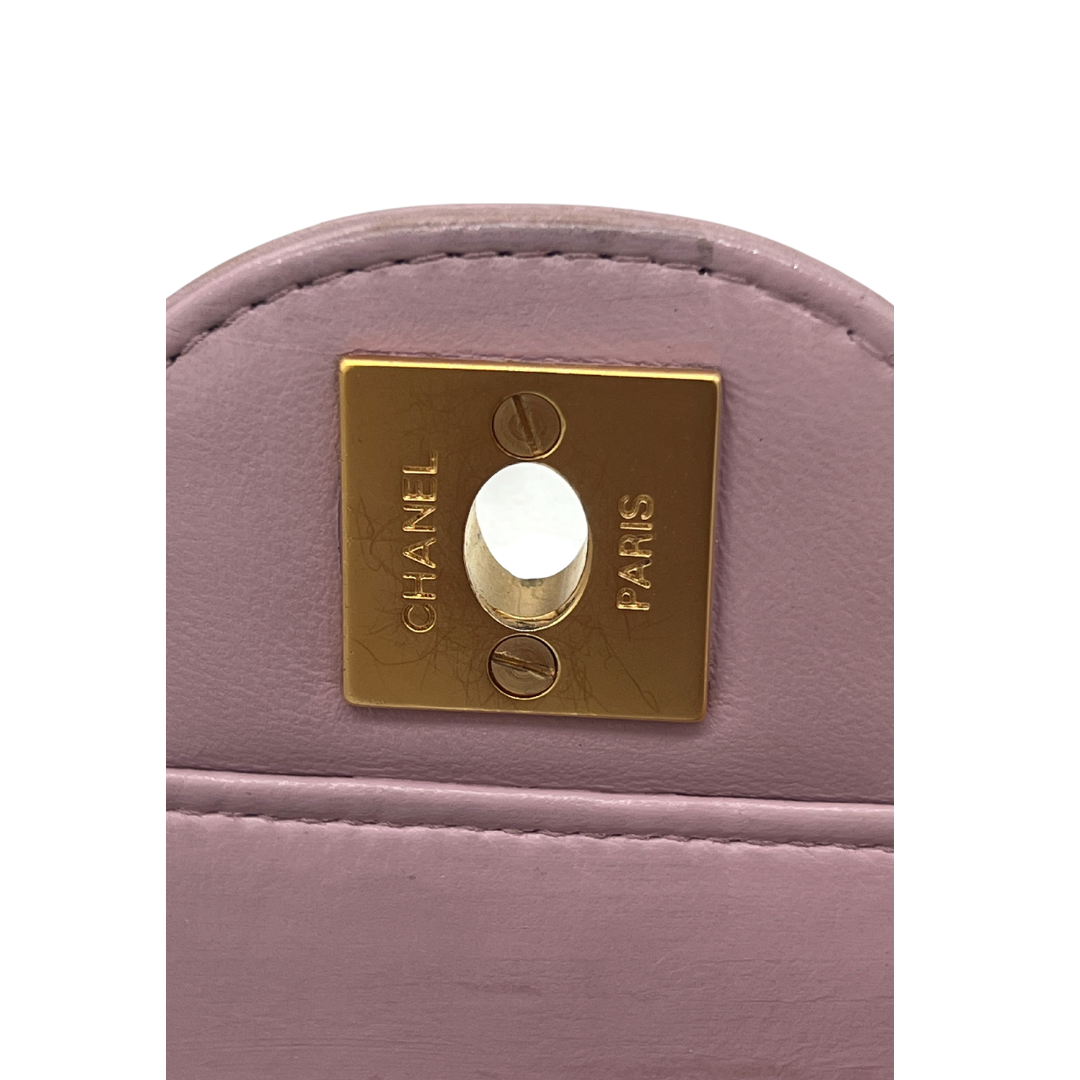 Vintage Chanel East West Chocolate Bar