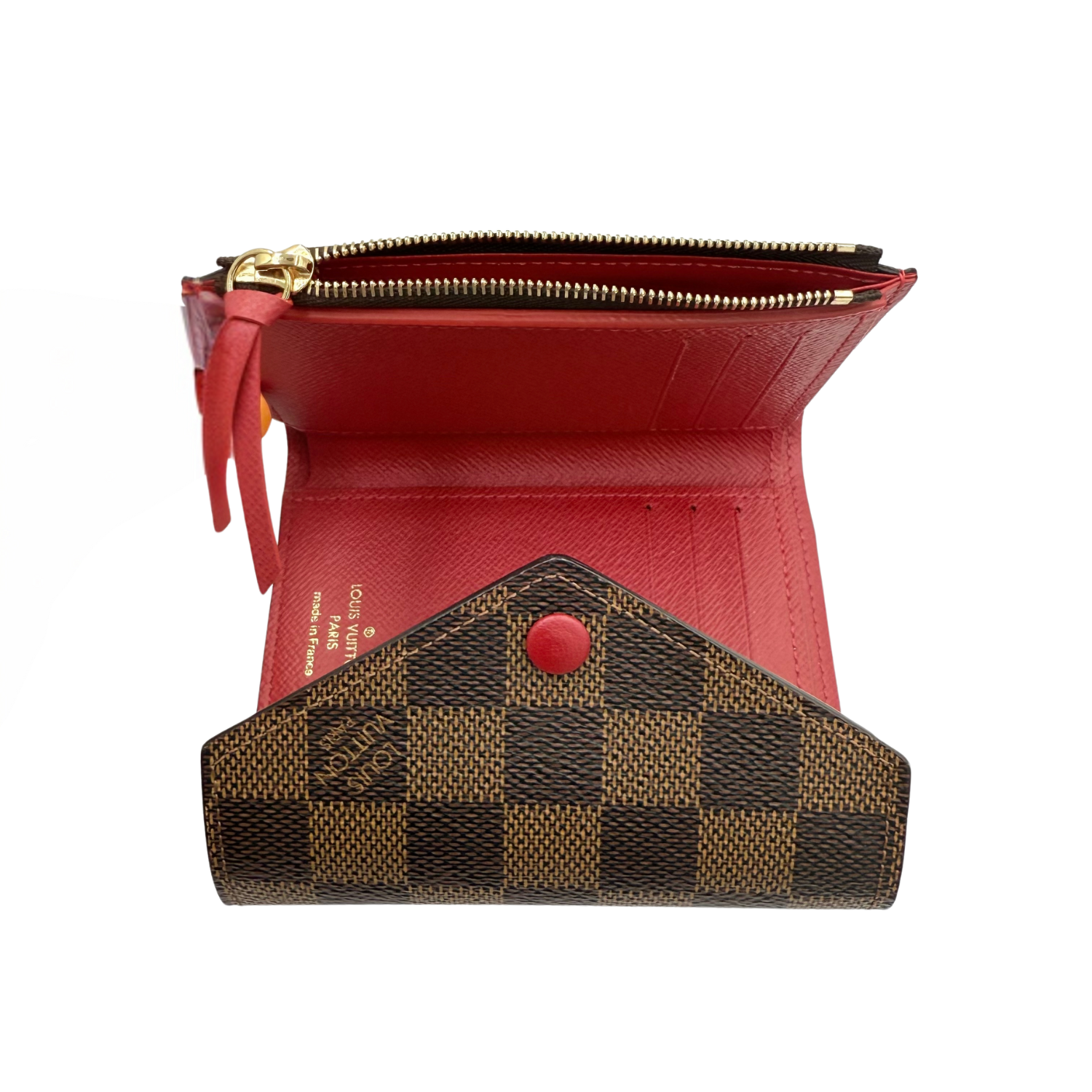 Louis Vuitton Damier Ebene Pattern Victorine Wallet