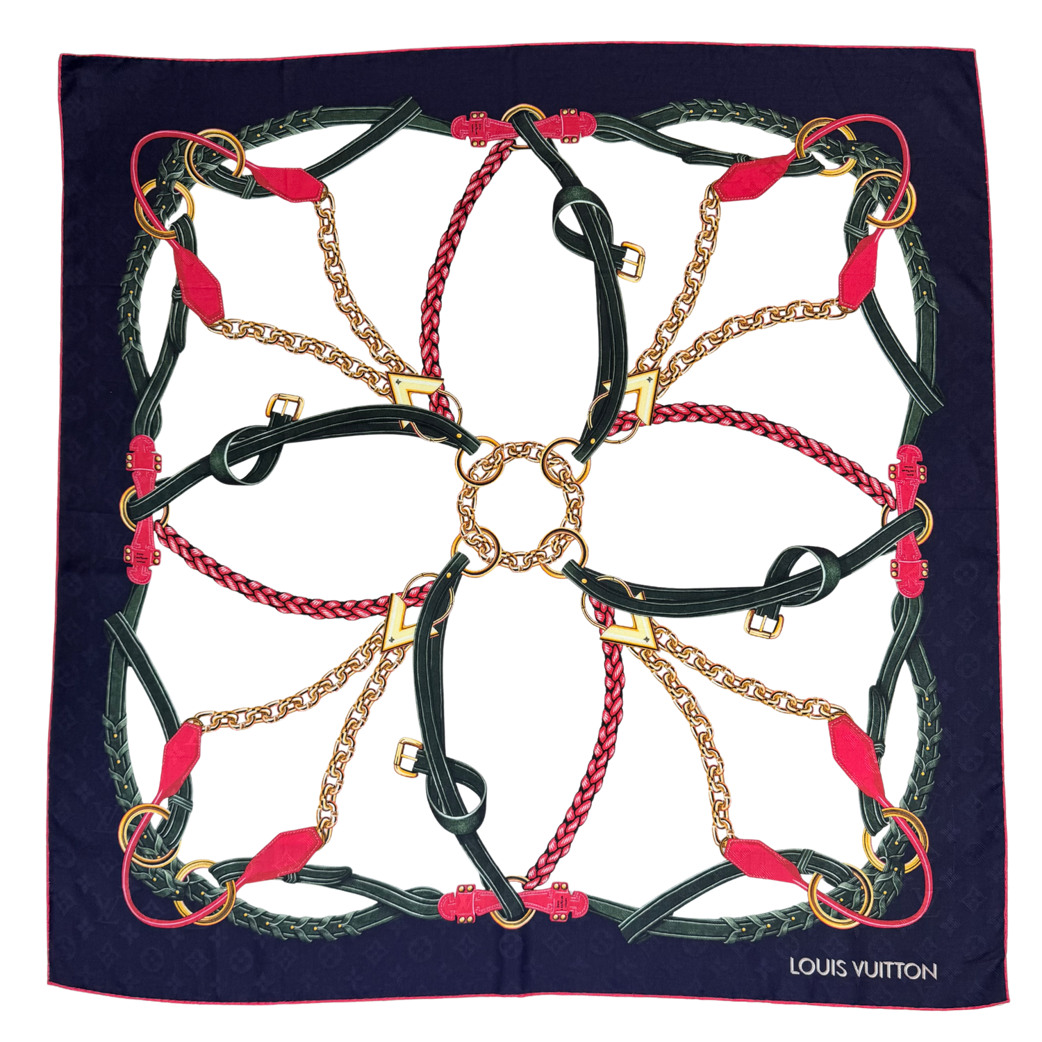 Louis Vuitton Handle Me Silk Scarf