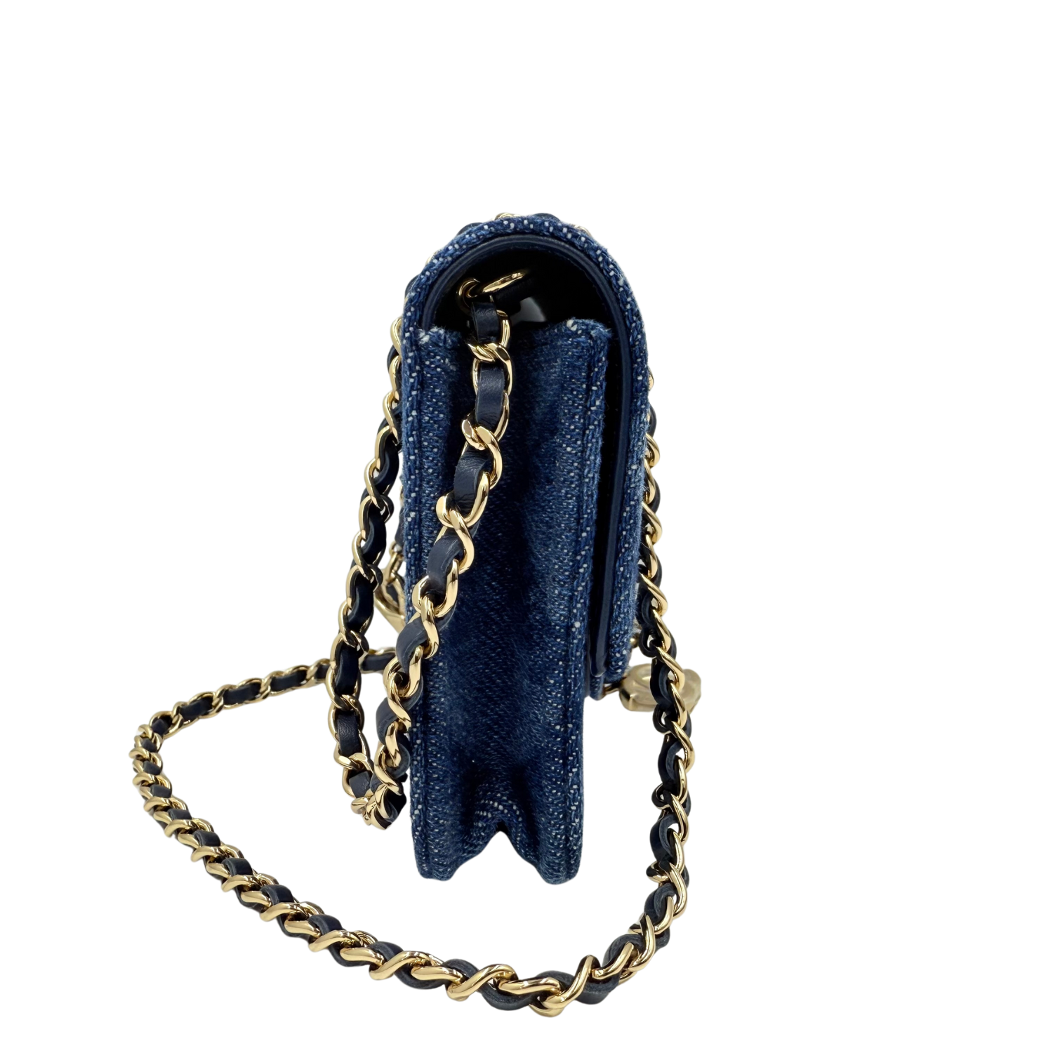 Chanel Denim Shadow Mini Bag Blue
