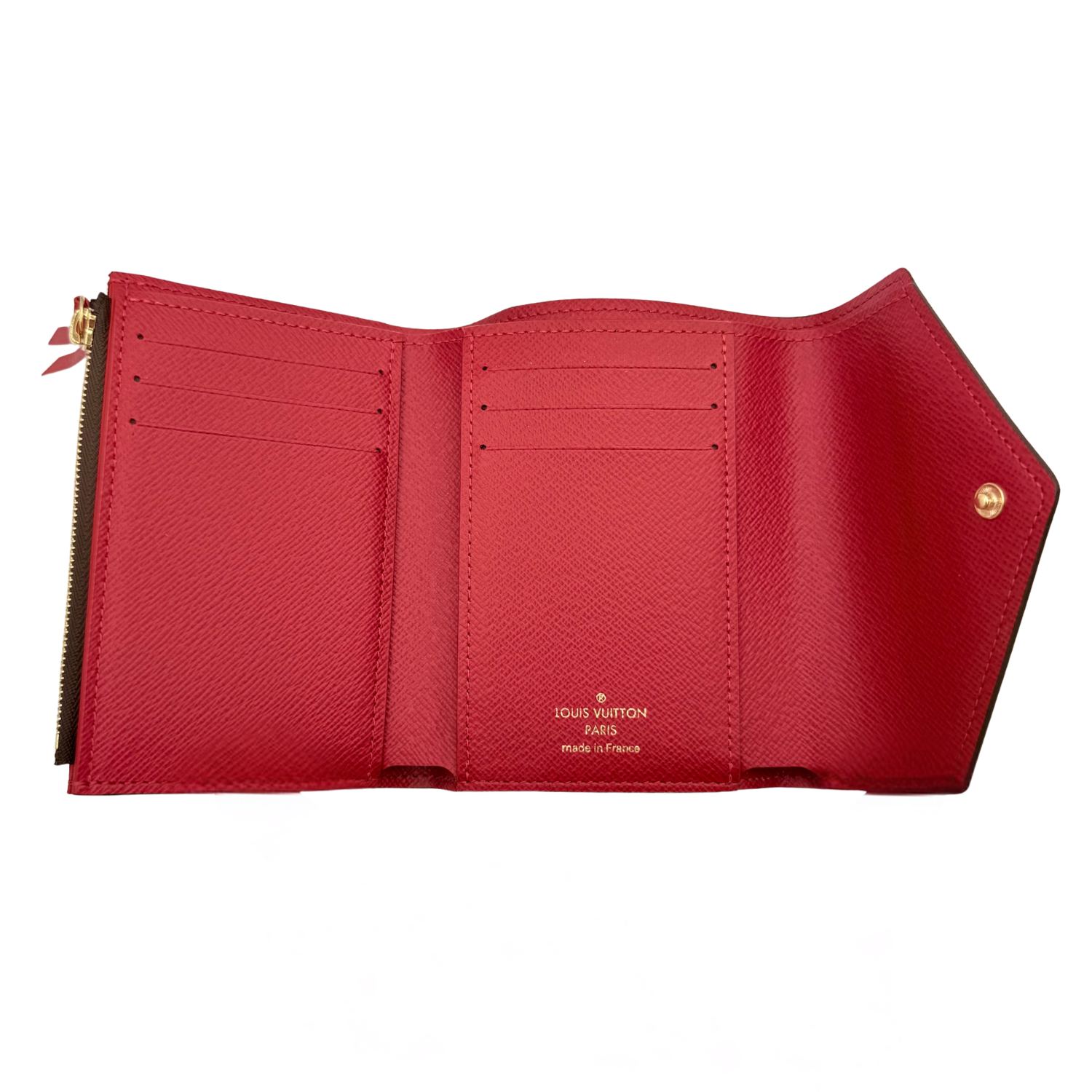 Louis Vuitton Damier Ebene Pattern Victorine Wallet