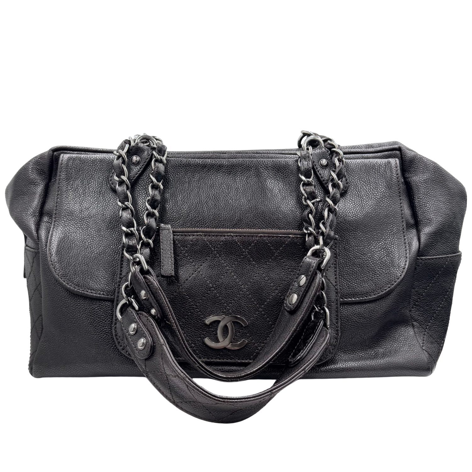Large Vintage Pocket in the City Brown