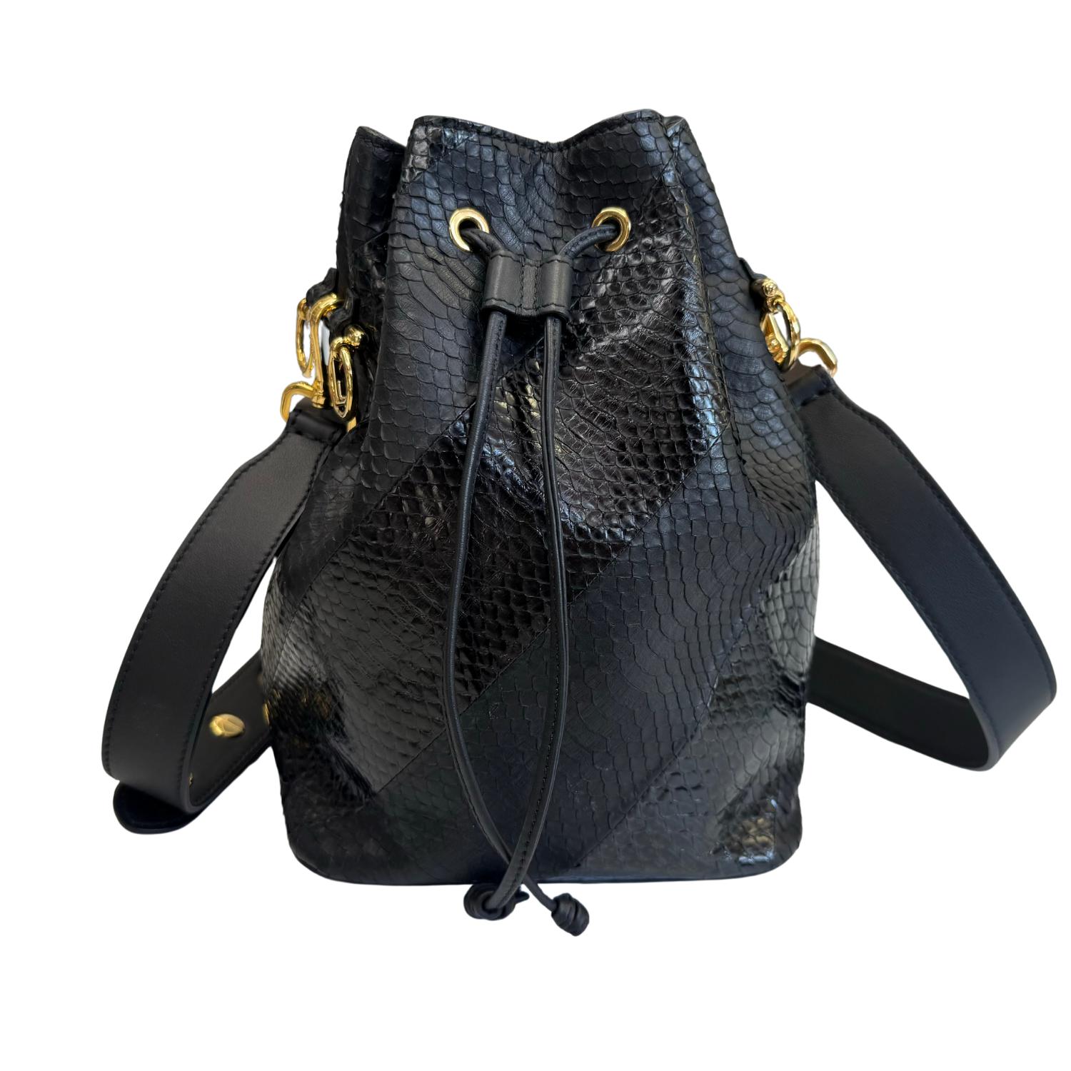 Fendi Mon Tresor Bucket Bag Black