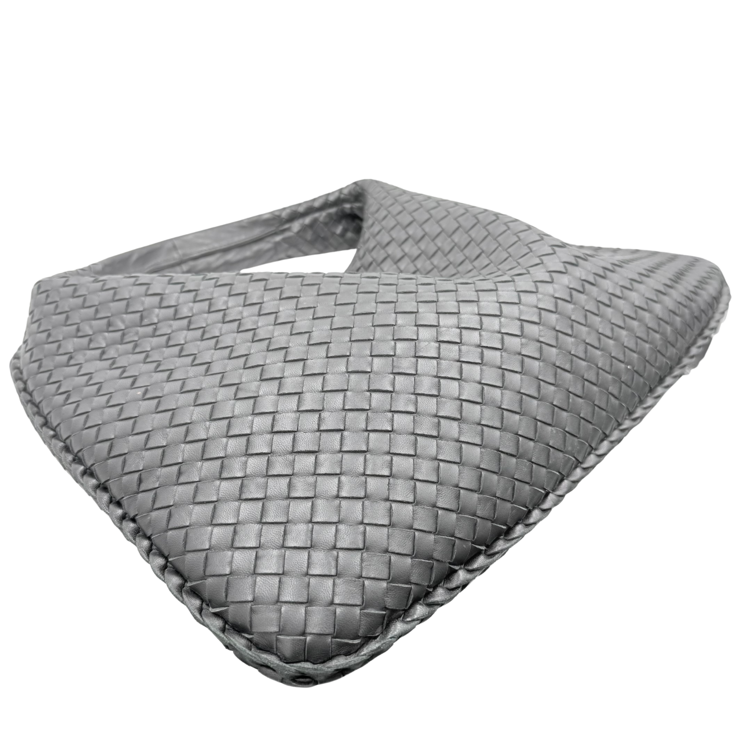 Bottega Veneta Large Intrecciato Vintage Hobo Bag Black
