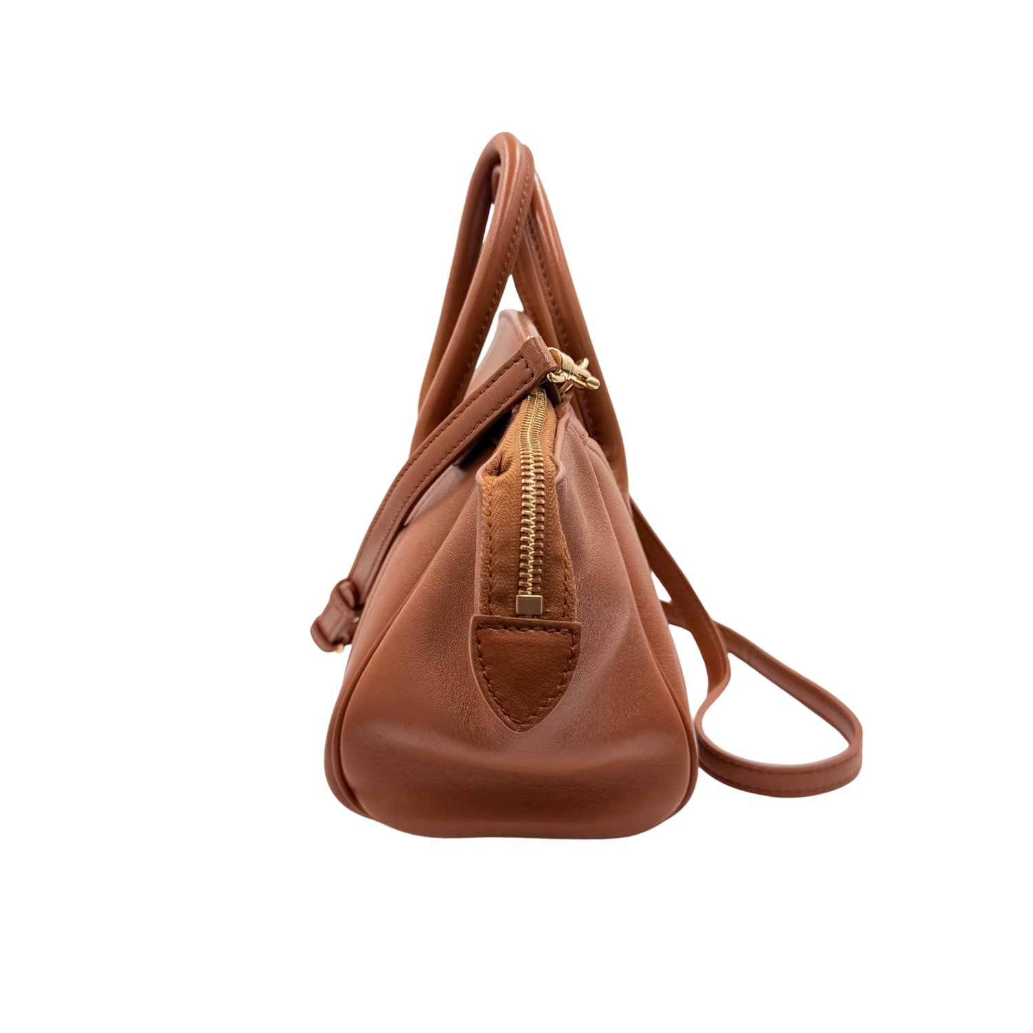 Small New Luggage Bag Soft Tan