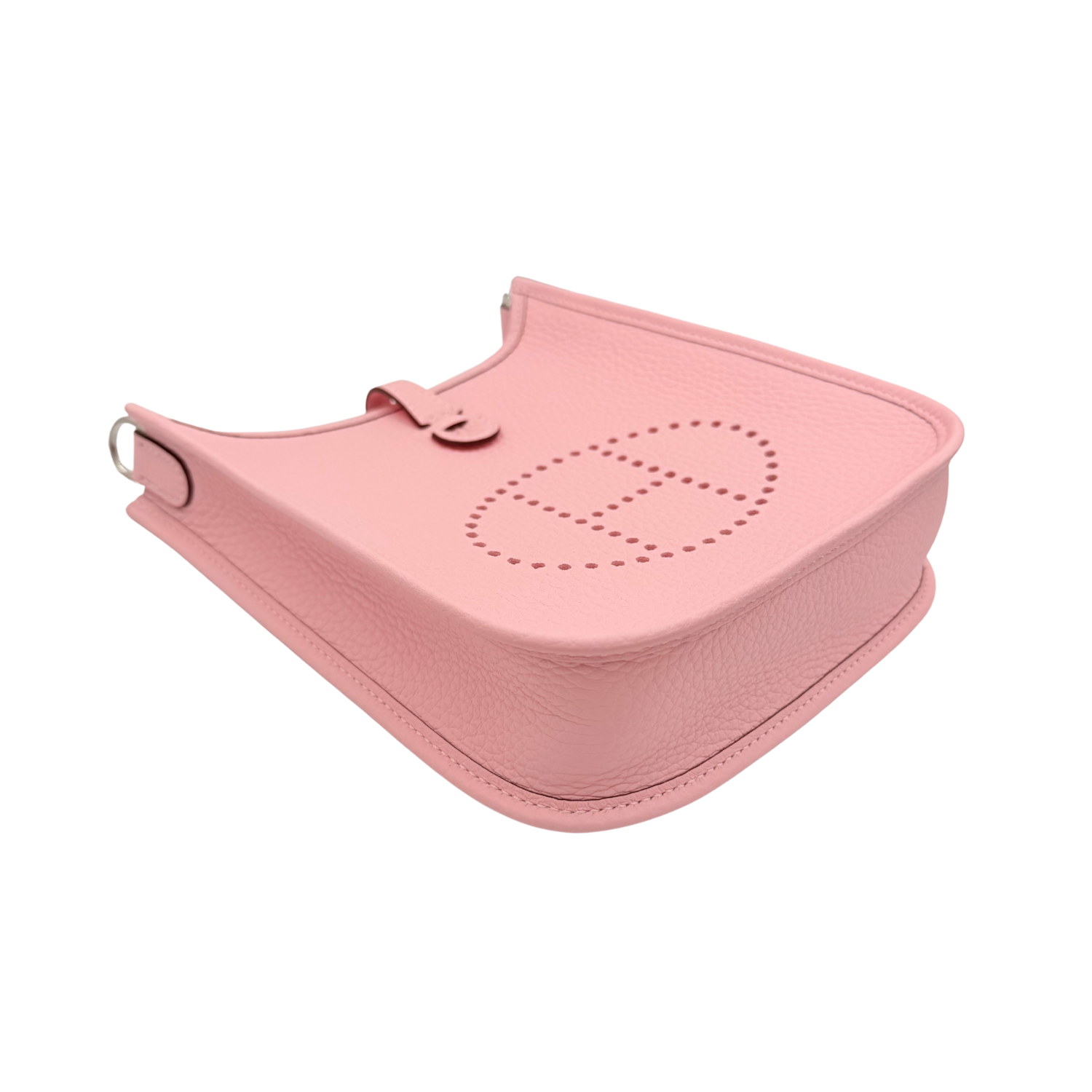 Hermès Clemence Evelyne II TPM 16 Rose Sakura Palladium Hardware