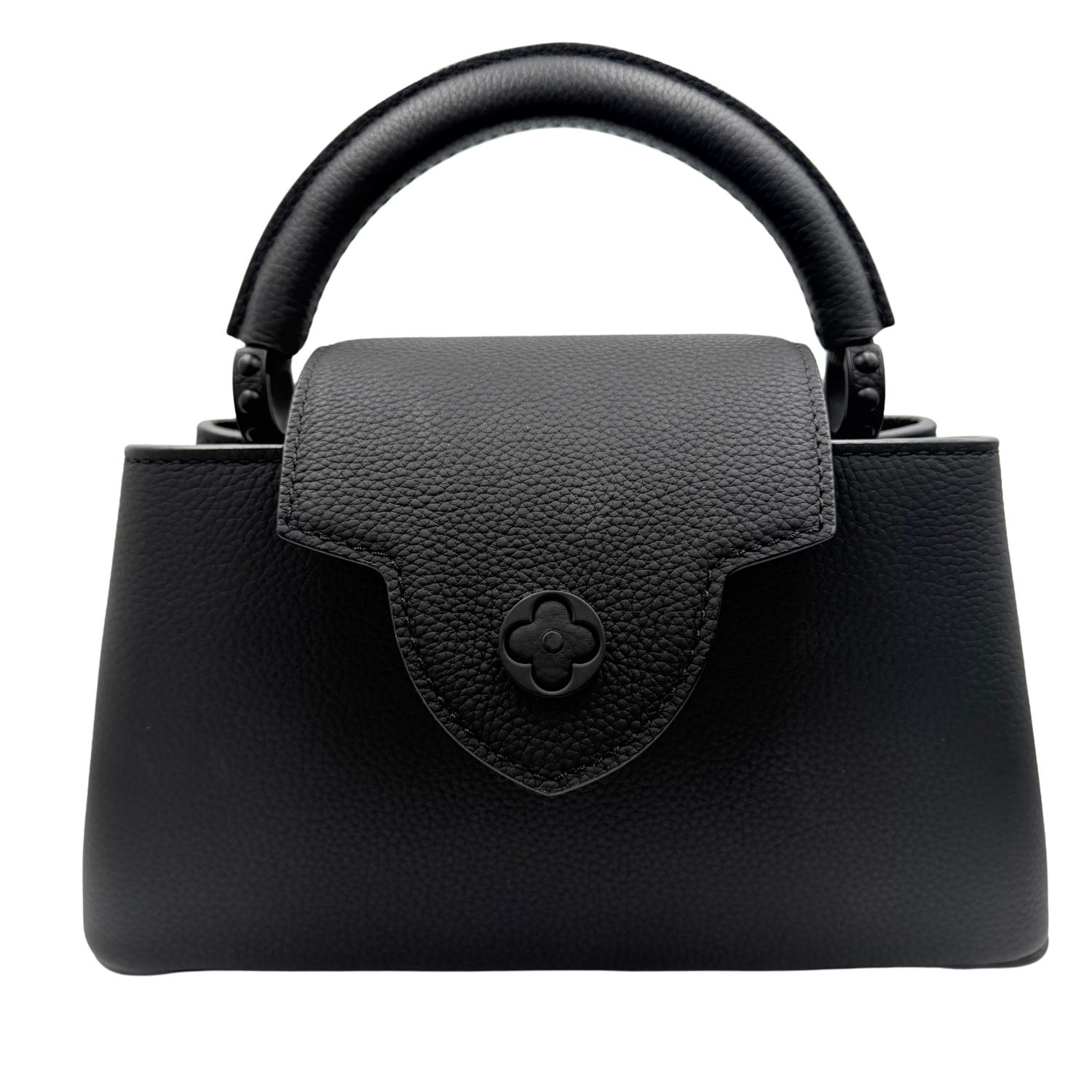 Louis Vuitton Limited Edition Mini Matte Taurillon Black Out Capucine