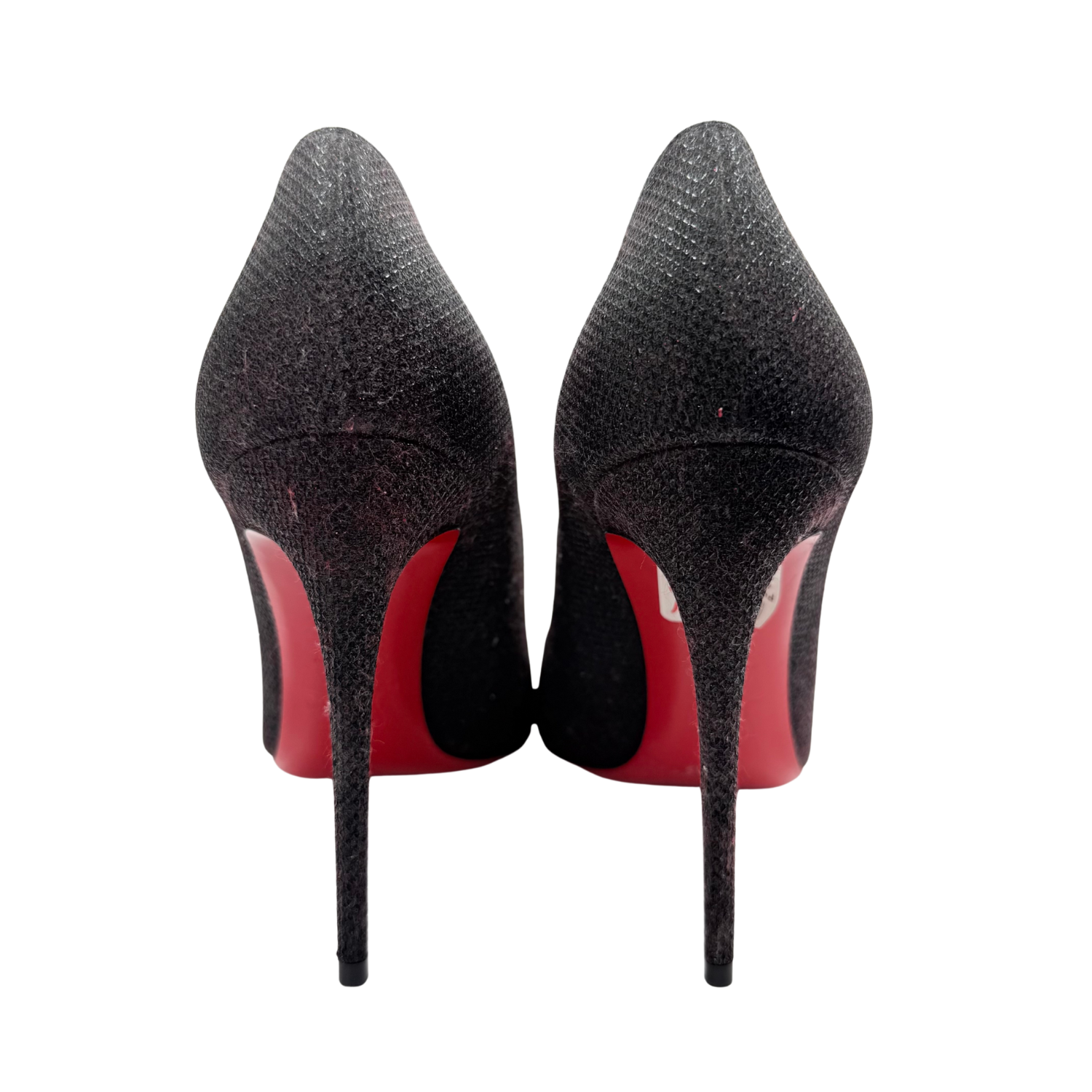 Christian Louboutin Glitter Studded Accents Pumps