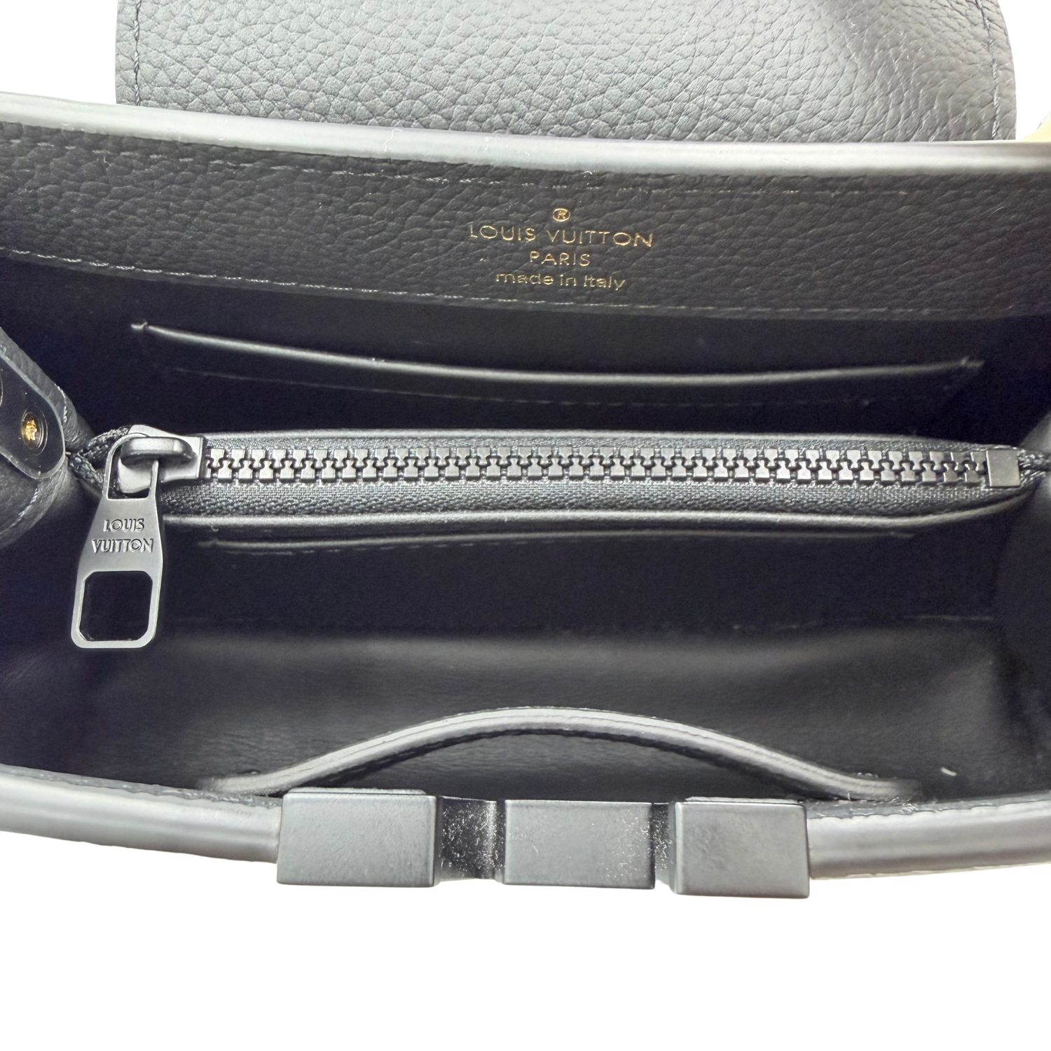 Louis Vuitton Limited Edition Mini Matte Taurillon Black Out Capucine