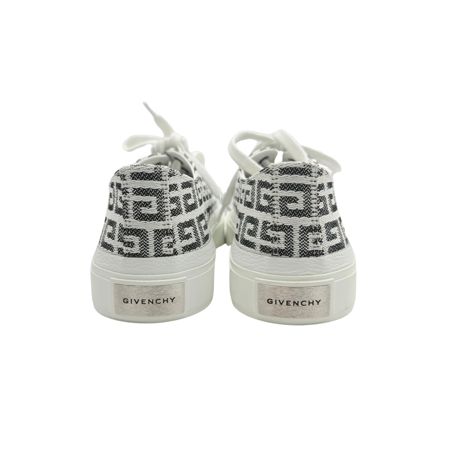 Givenchy Jacquard Low Top Sneakers White & Black