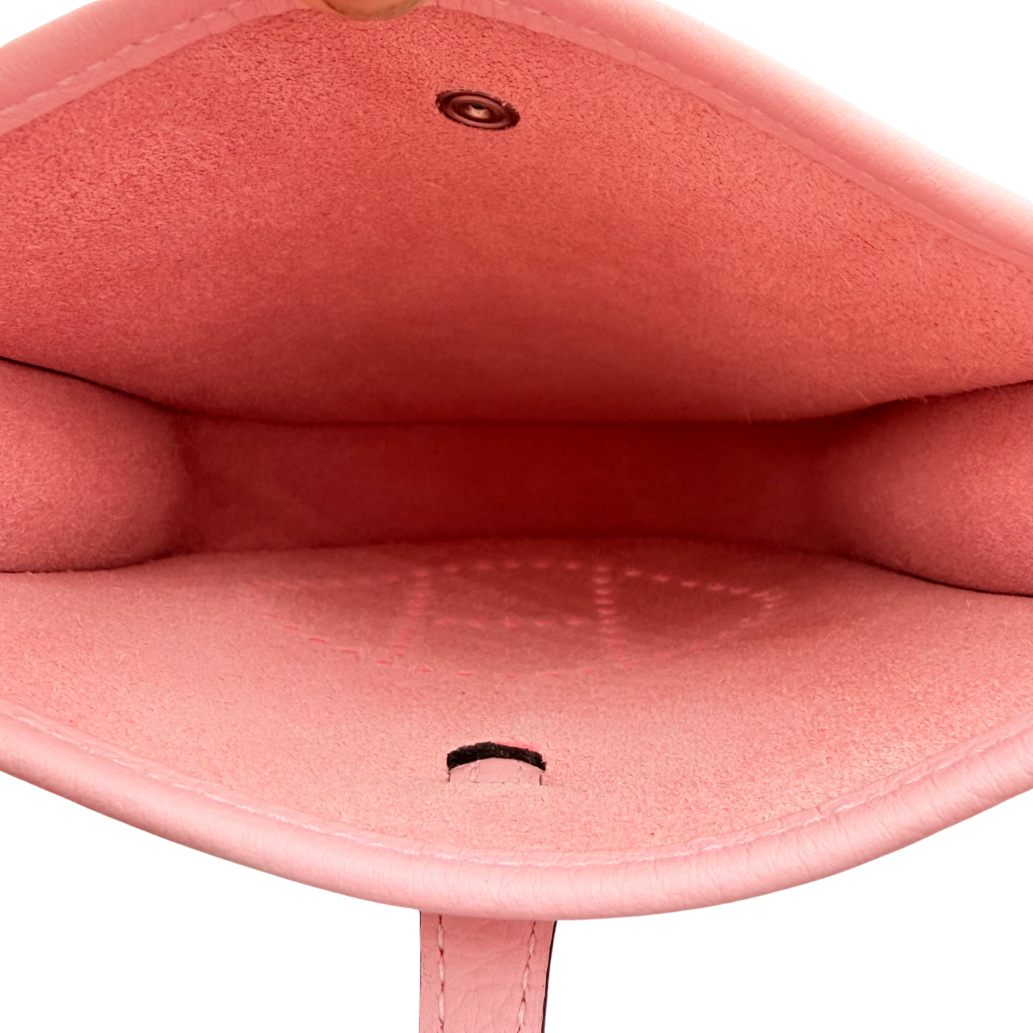 Hermès Clemence Evelyne II TPM 16 Rose Sakura Palladium Hardware