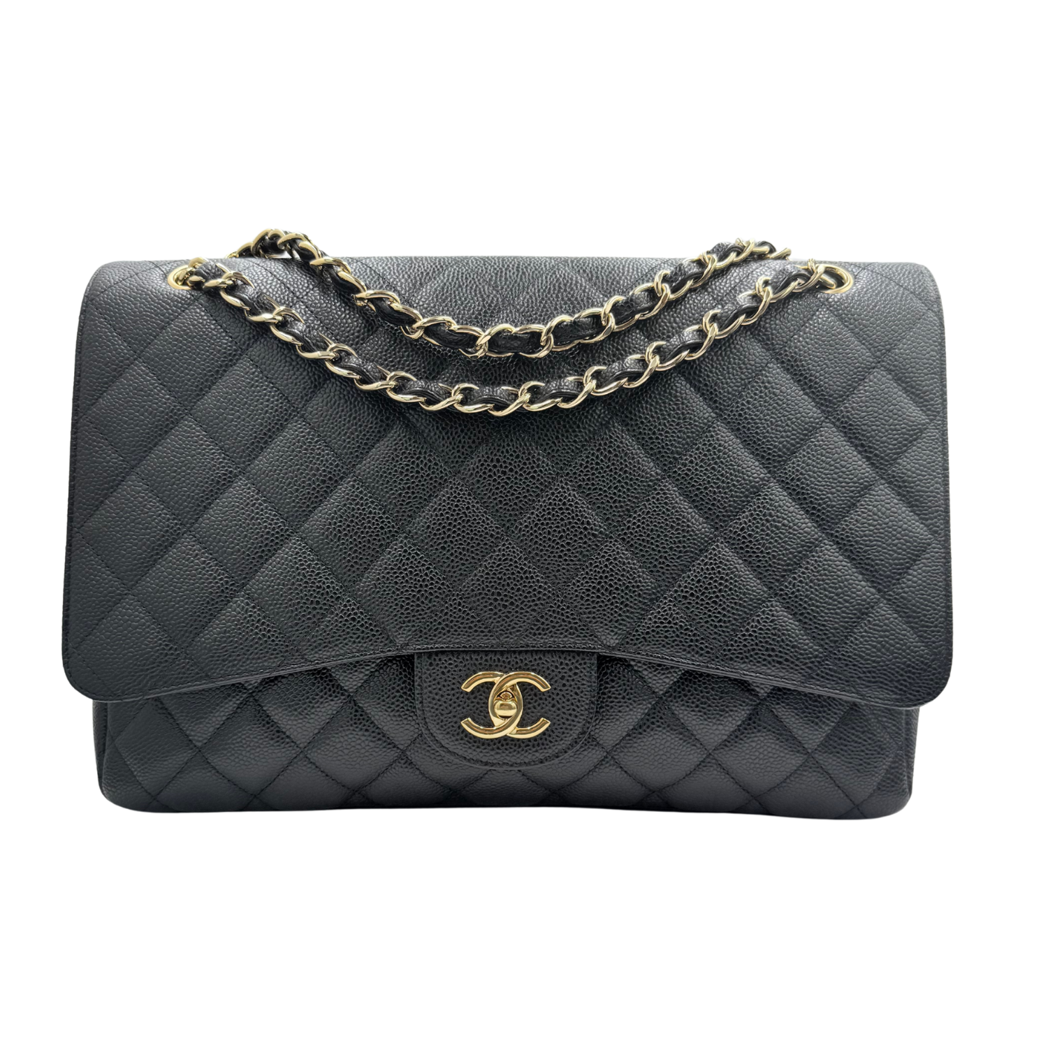 Chanel Classic Maxi Single Flap Black