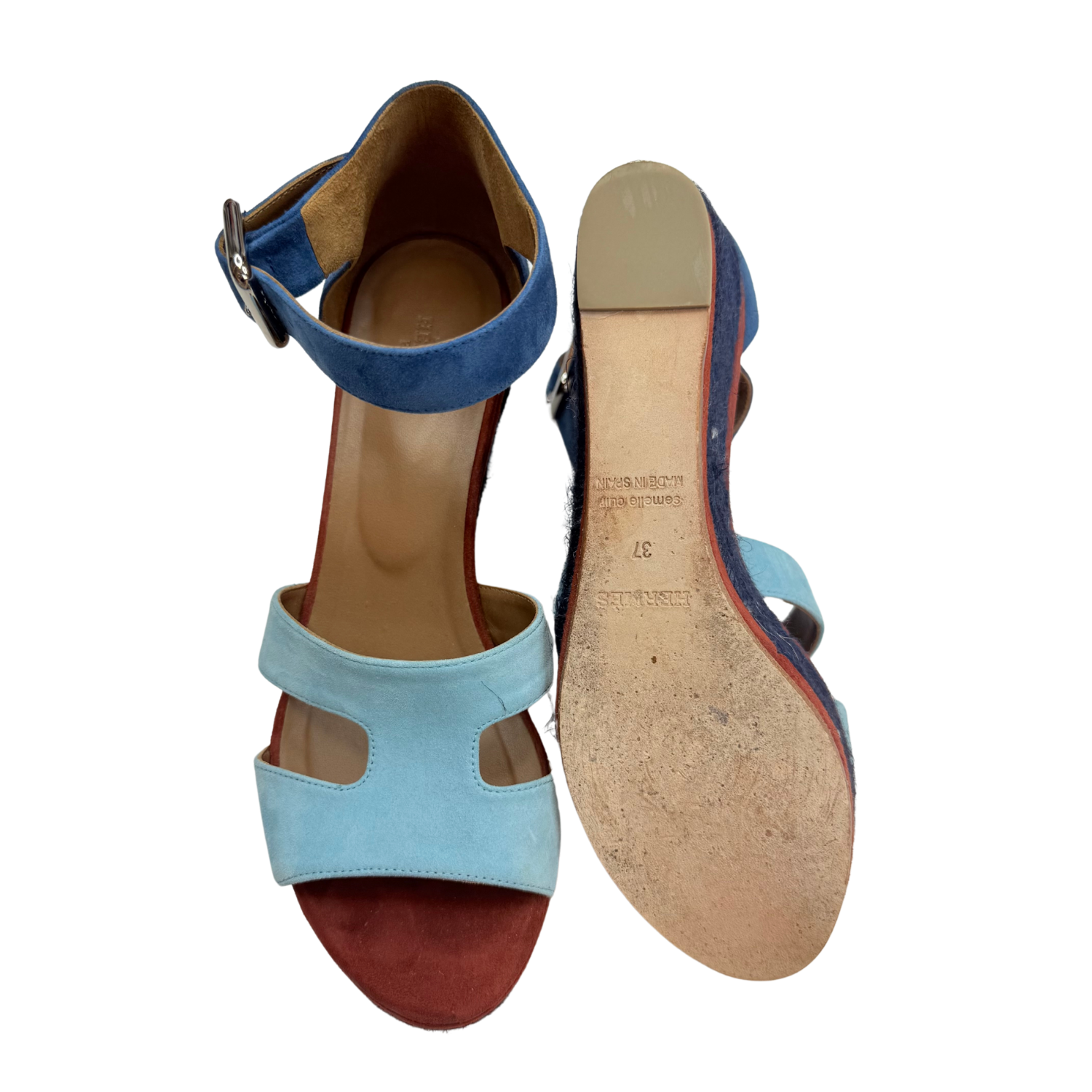 Hermès Limited Edition Ilana Wedges Multicolor