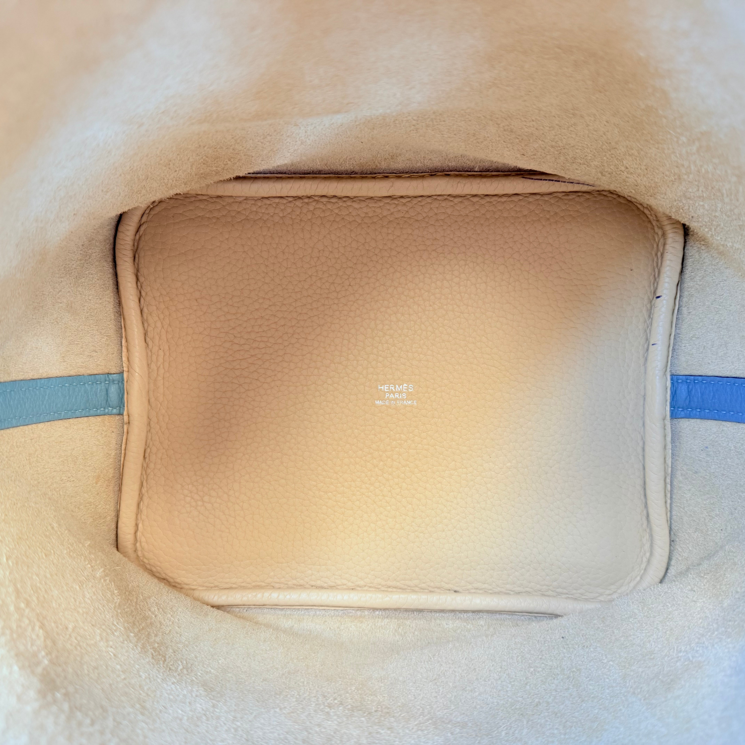 Hermès Picotin 22 Bi-Color Creme & Blue