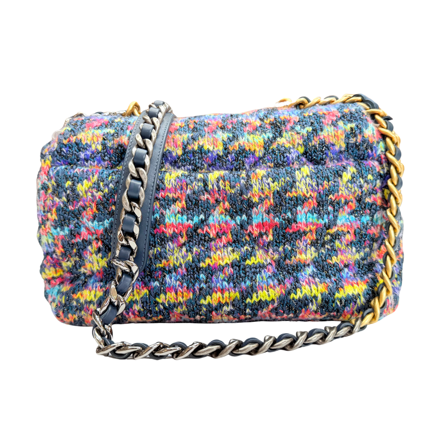 Chanel Medium Houndstooth Tweed '19 Flap Bag