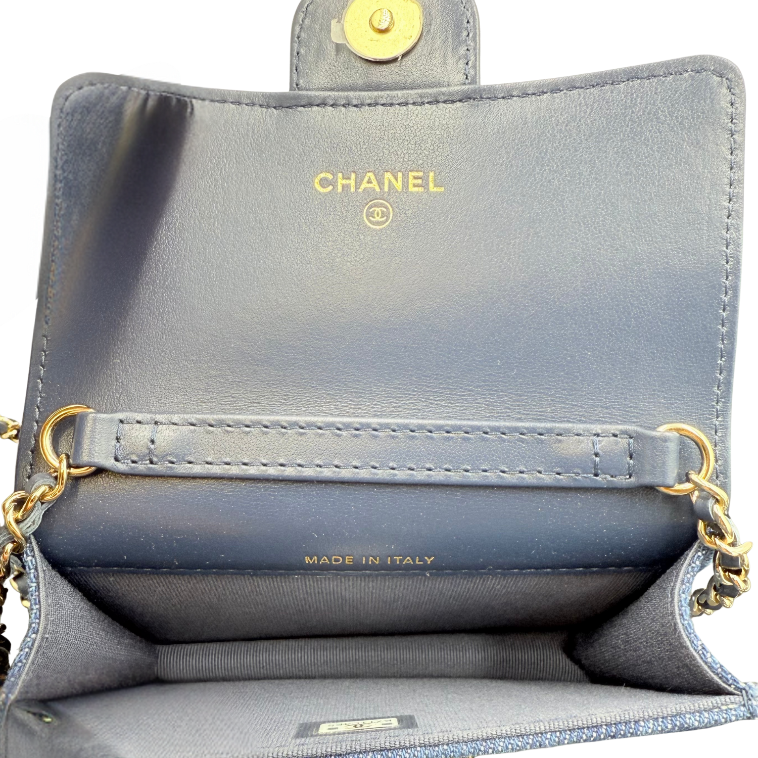 Chanel Denim Shadow Mini Bag Blue