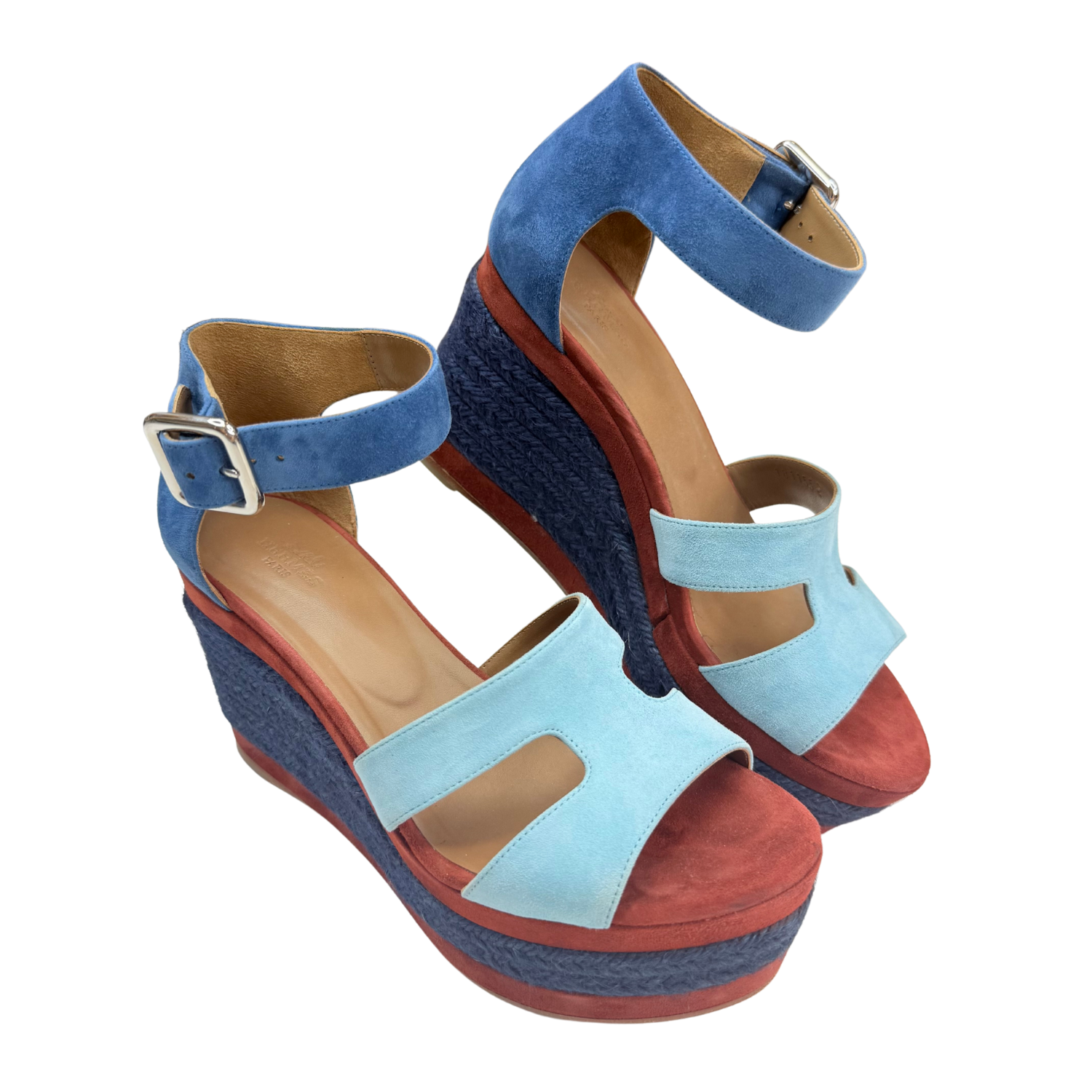 Hermès Limited Edition Ilana Wedges Multicolor