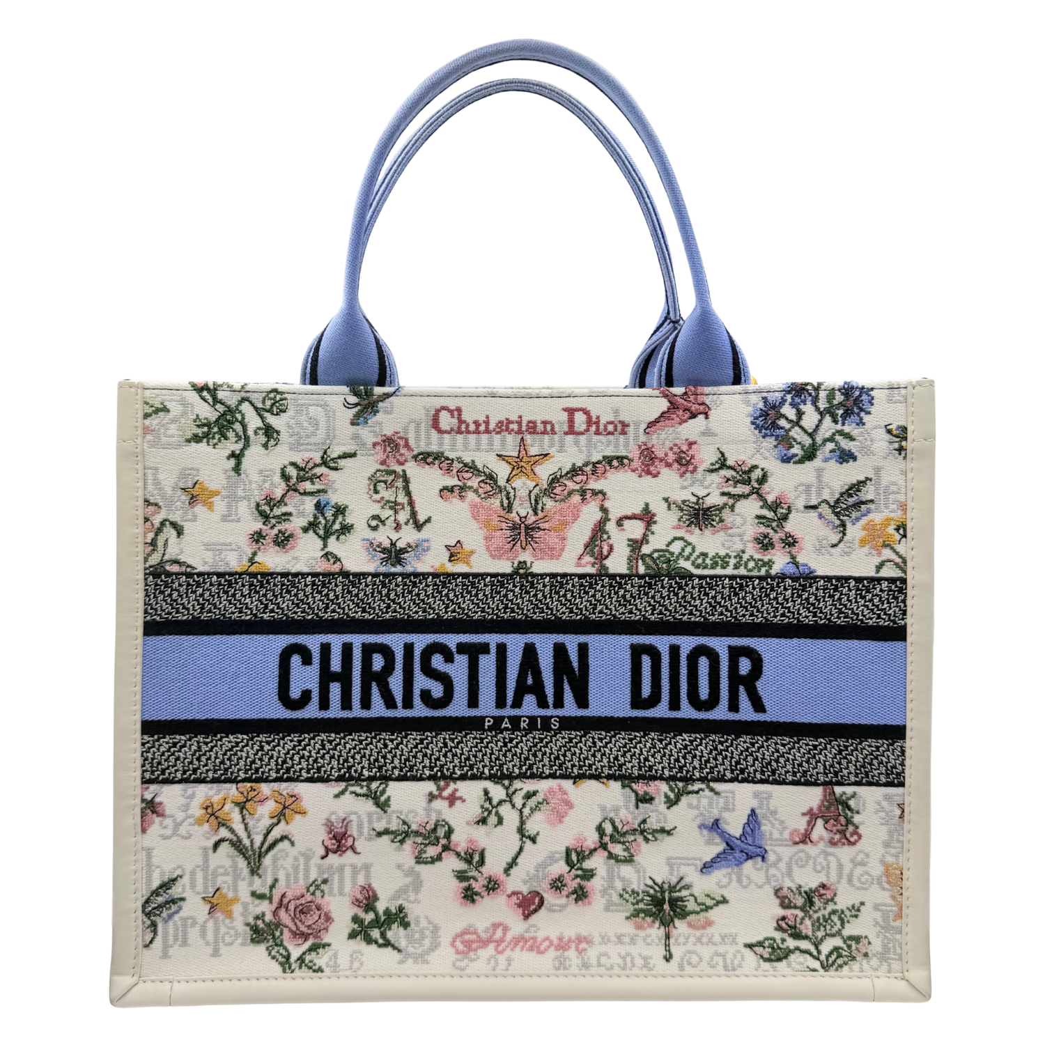 Medium Dioramour 47 Passion Book Tote With Strap and Bucket Hat Set