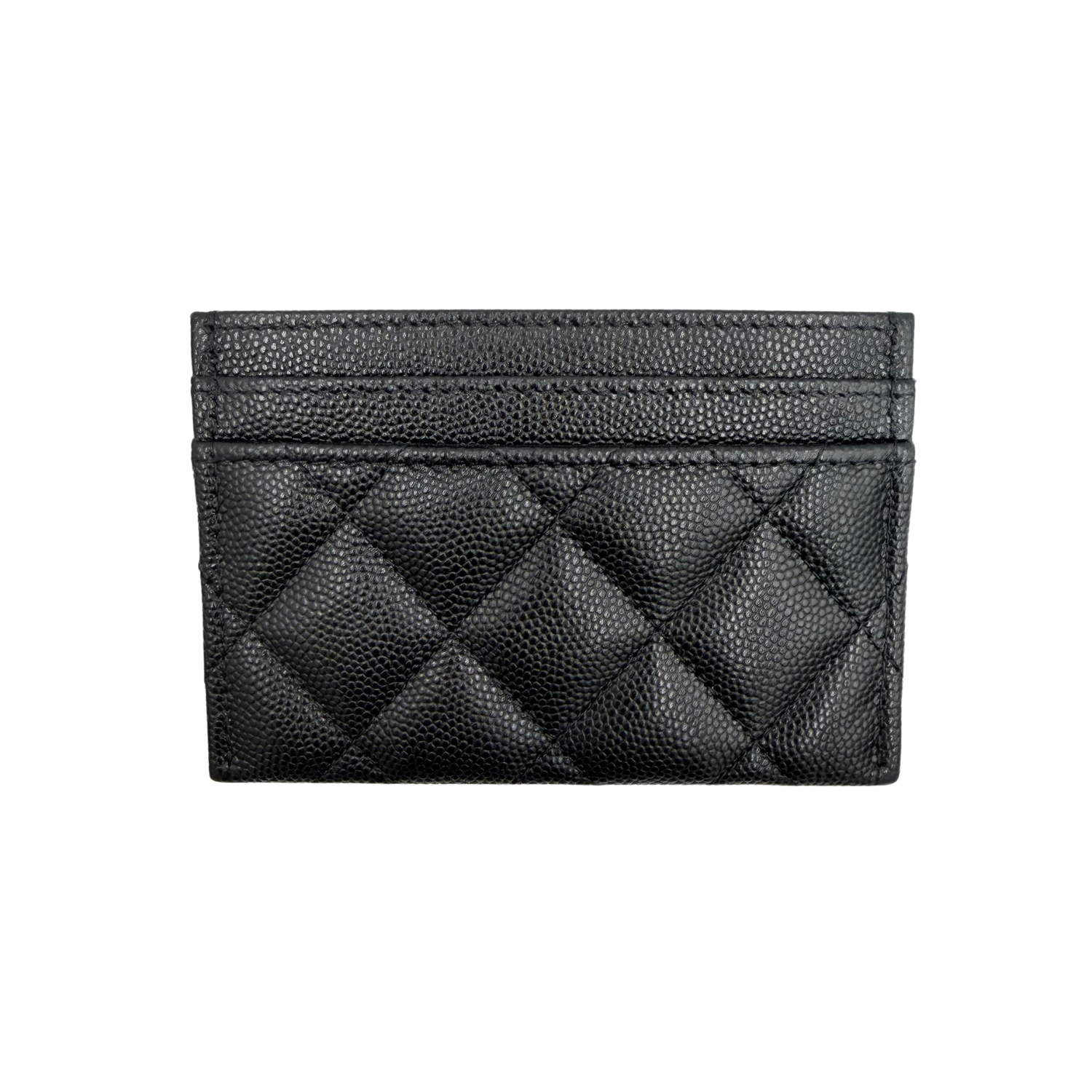 Chanel 2024 O-Card Holder Card Holder Black