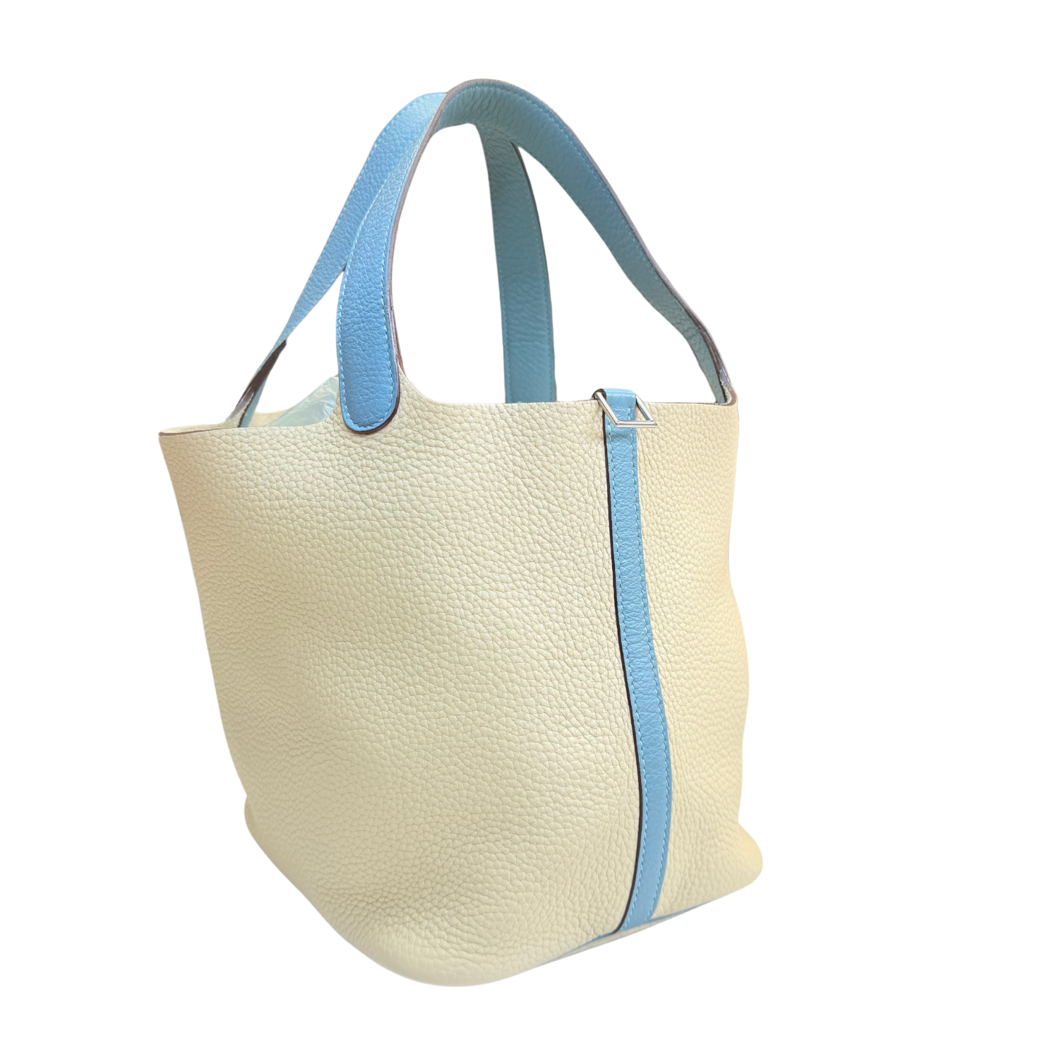 Hermès Picotin 22 Bi-Color Creme & Blue