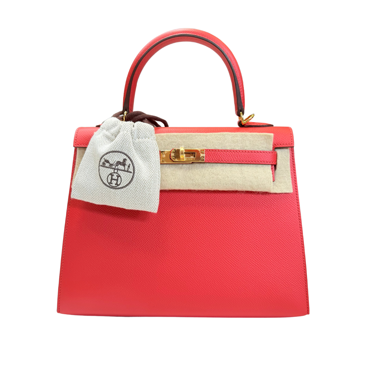 Hermès Kelly 25 Rogue Tomate