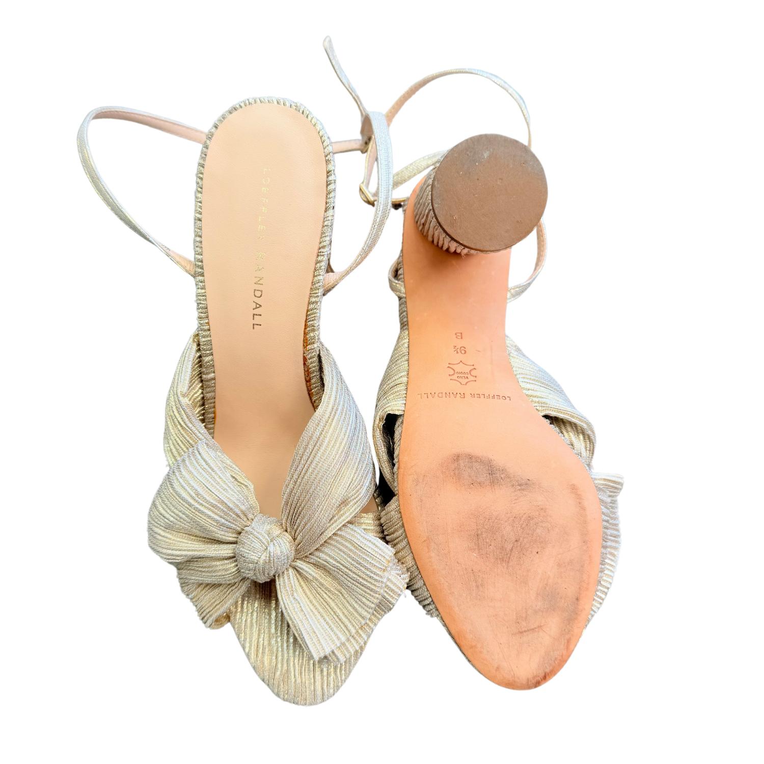 Loeffler Randall Camellia Bow Heeled Sandals