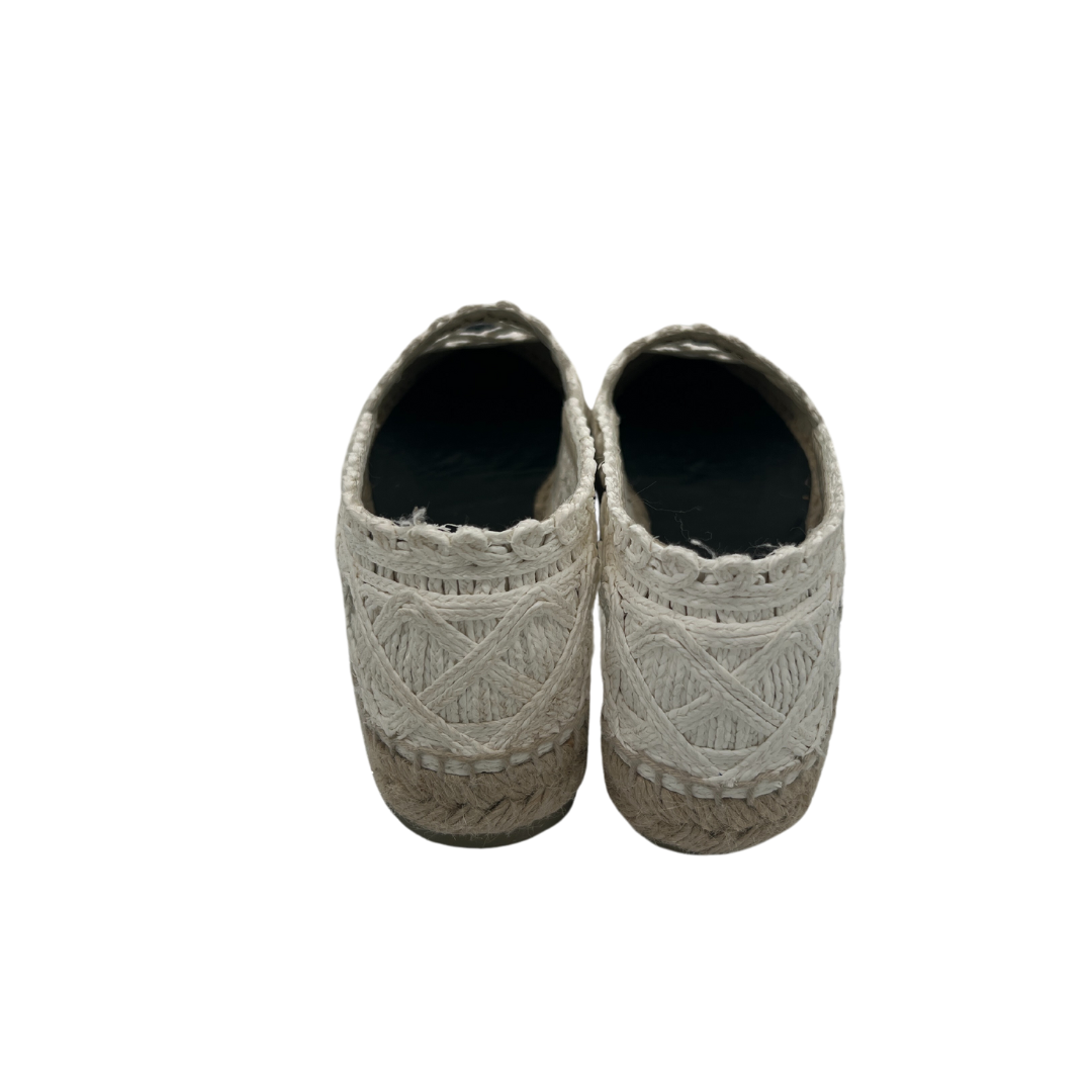 Chanel Raffia Crochet Espadrille