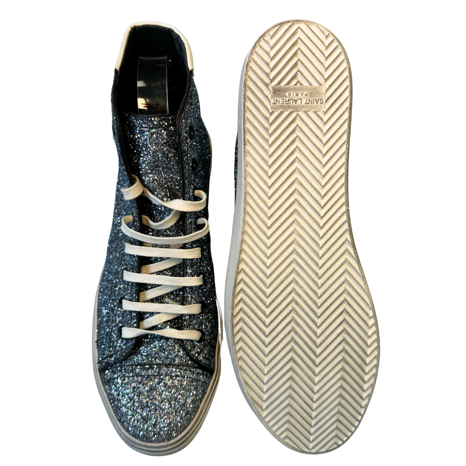 Yves Saint Laurent Glitter Bedford Hightops