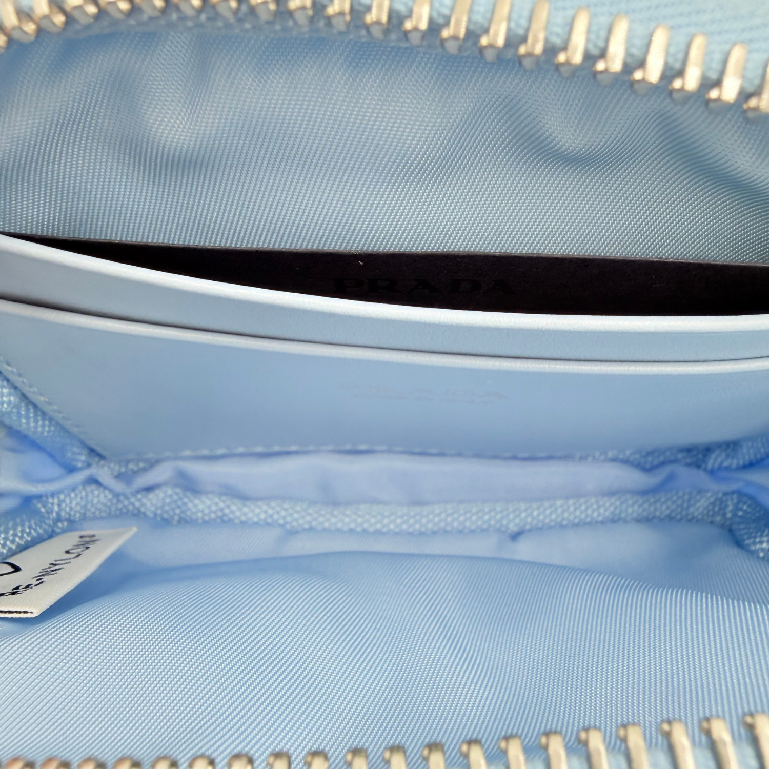 Prada Medium Re-Nylon Wallet Light Blue