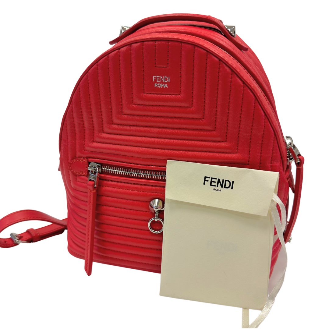 Fendi Dotcom Quilted Backpack