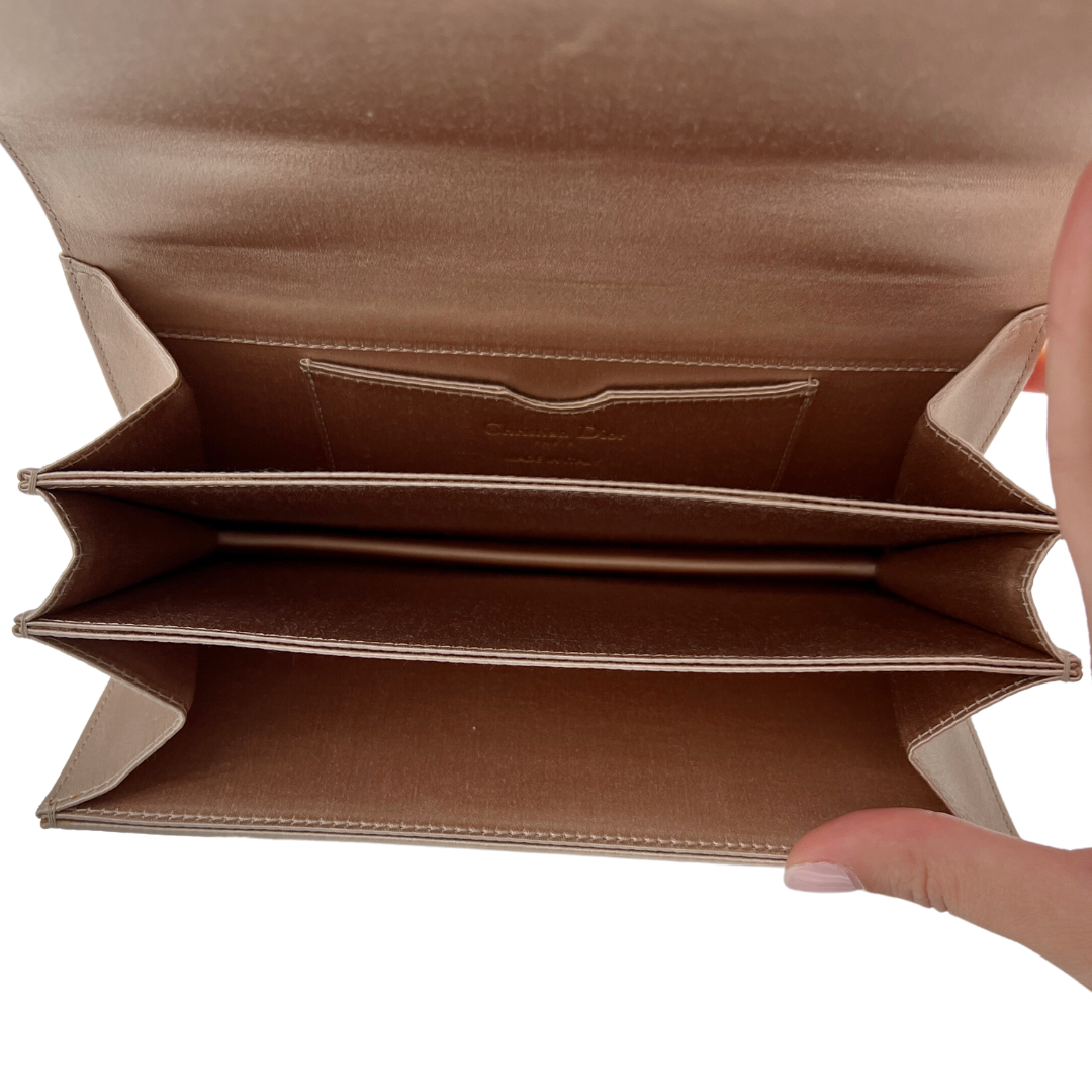 Dior Pink Satin D-Bee Clutch