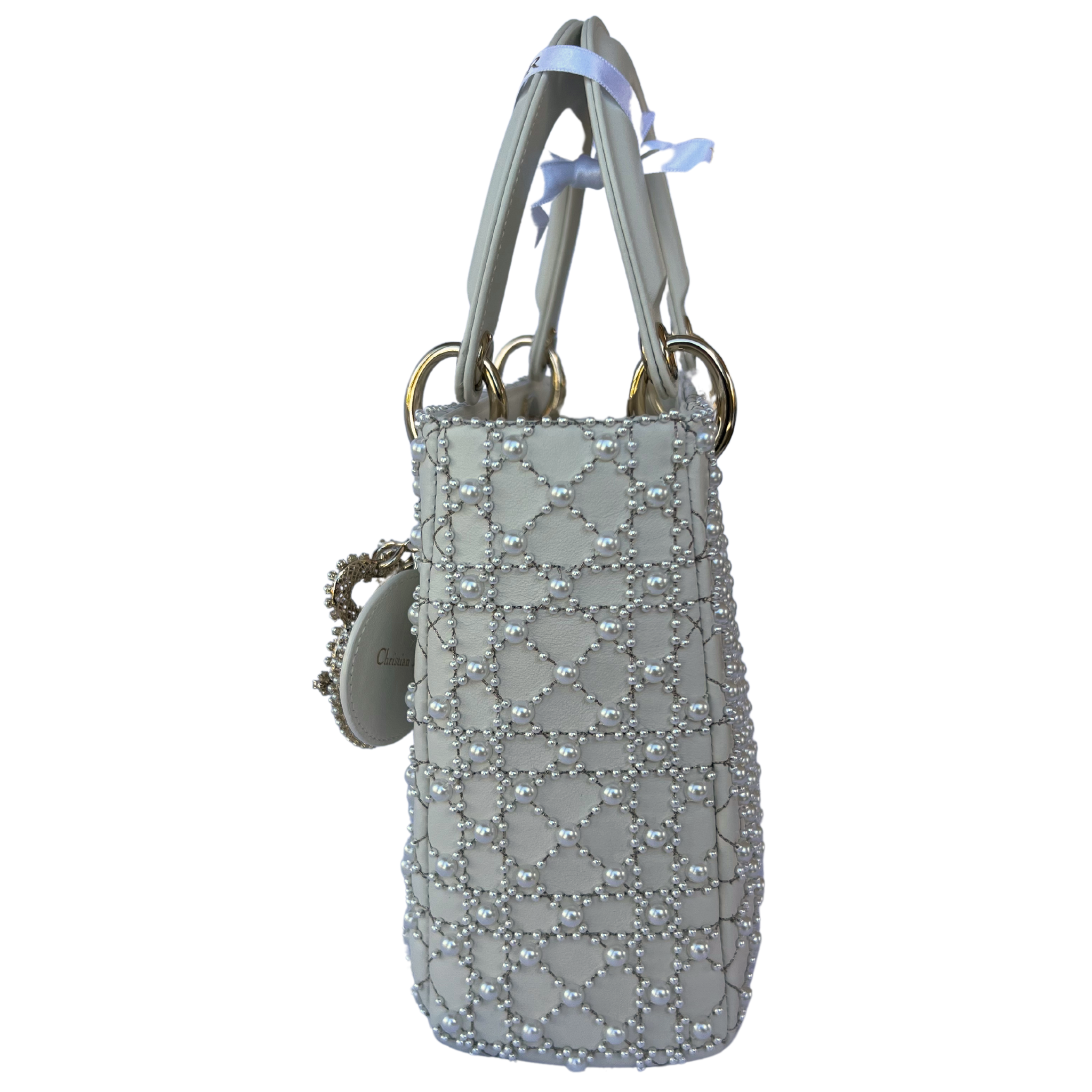 Christian Dior Lady Dior Pearl Cannage