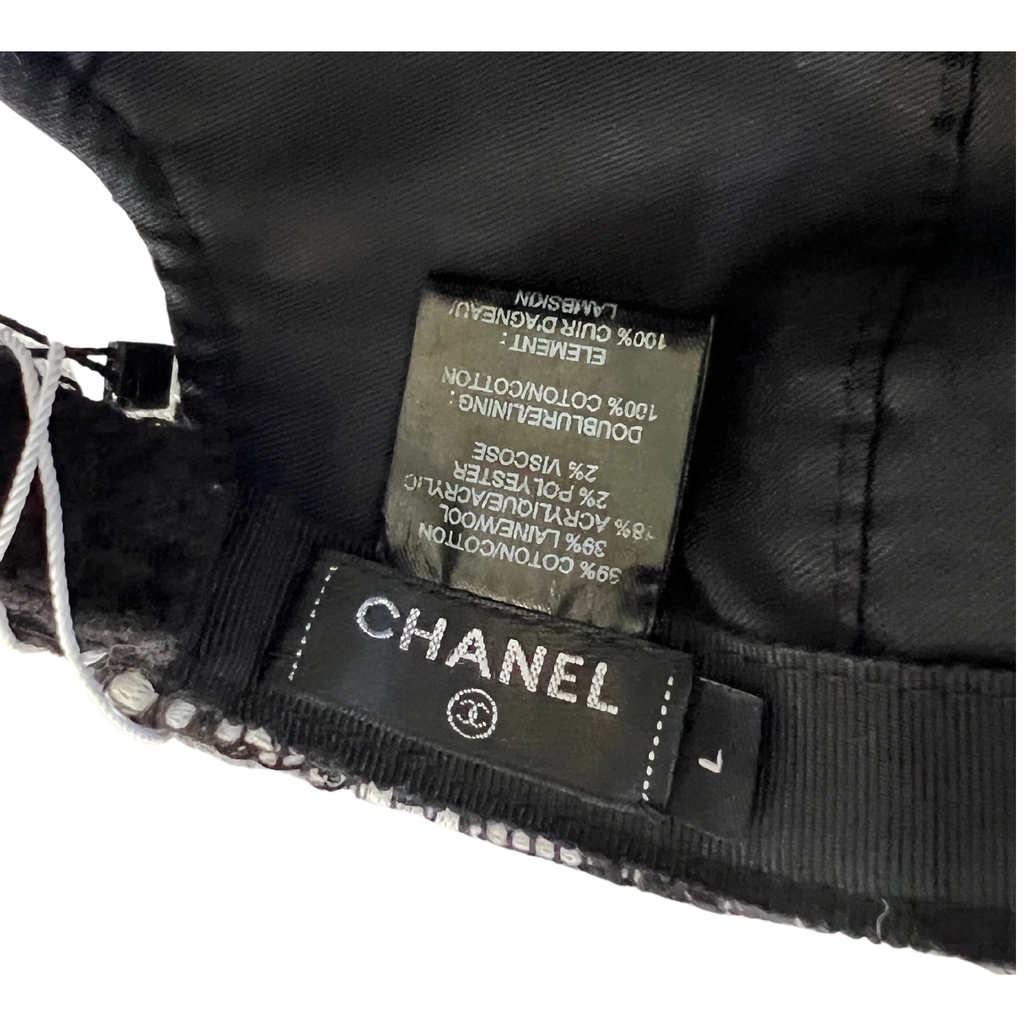 Chanel Tweed Cap