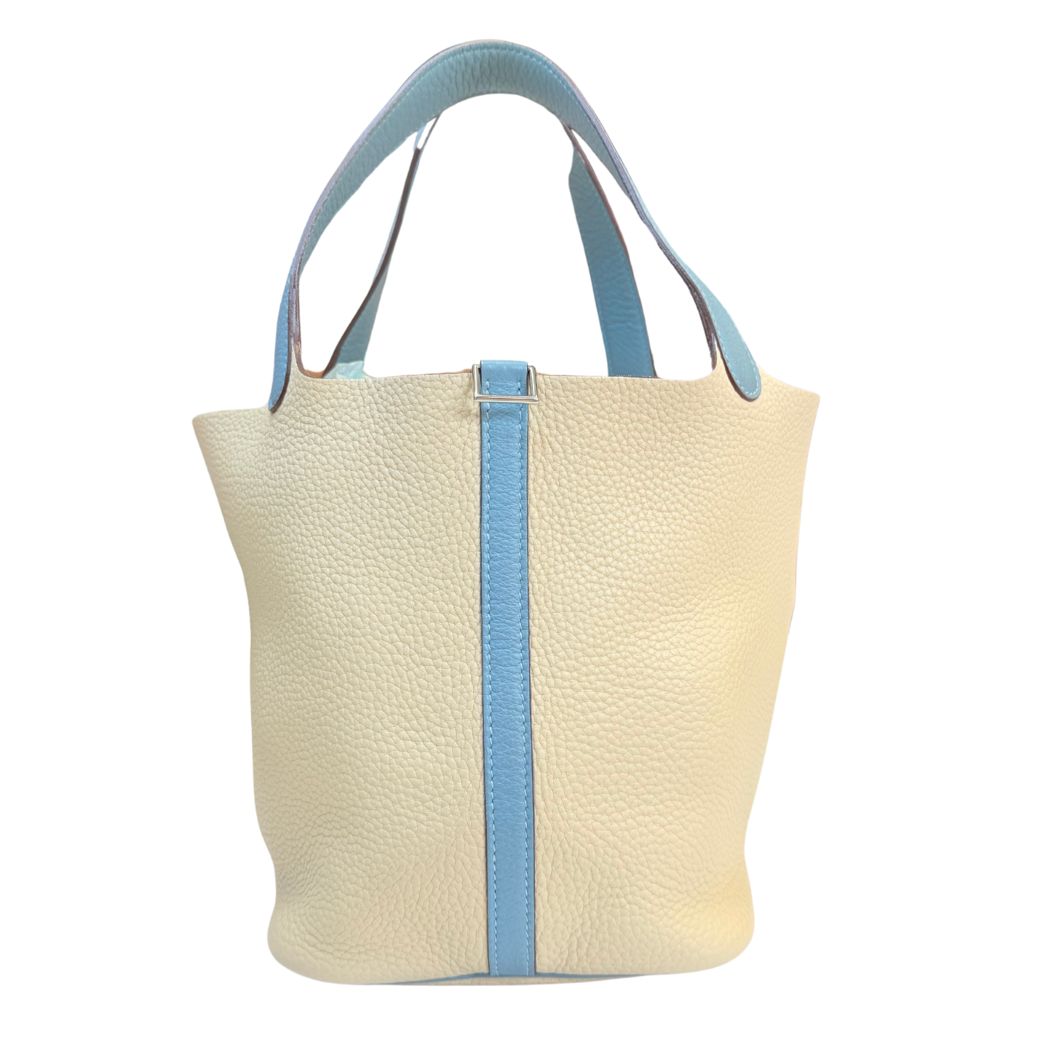 Hermès Picotin 22 Bi-Color Creme & Blue