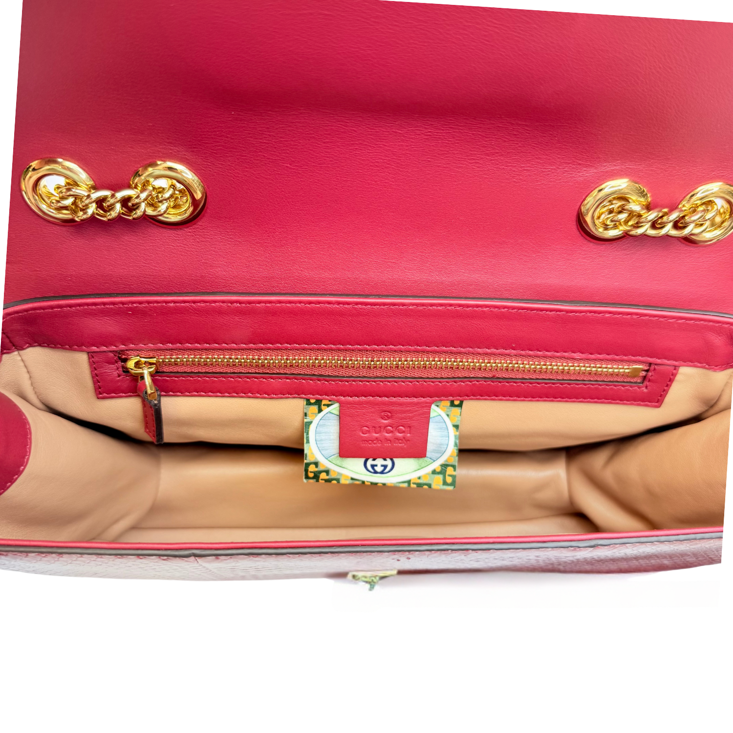 Gucci Python Medium Rajah Shoulder Bag Bordeaux
