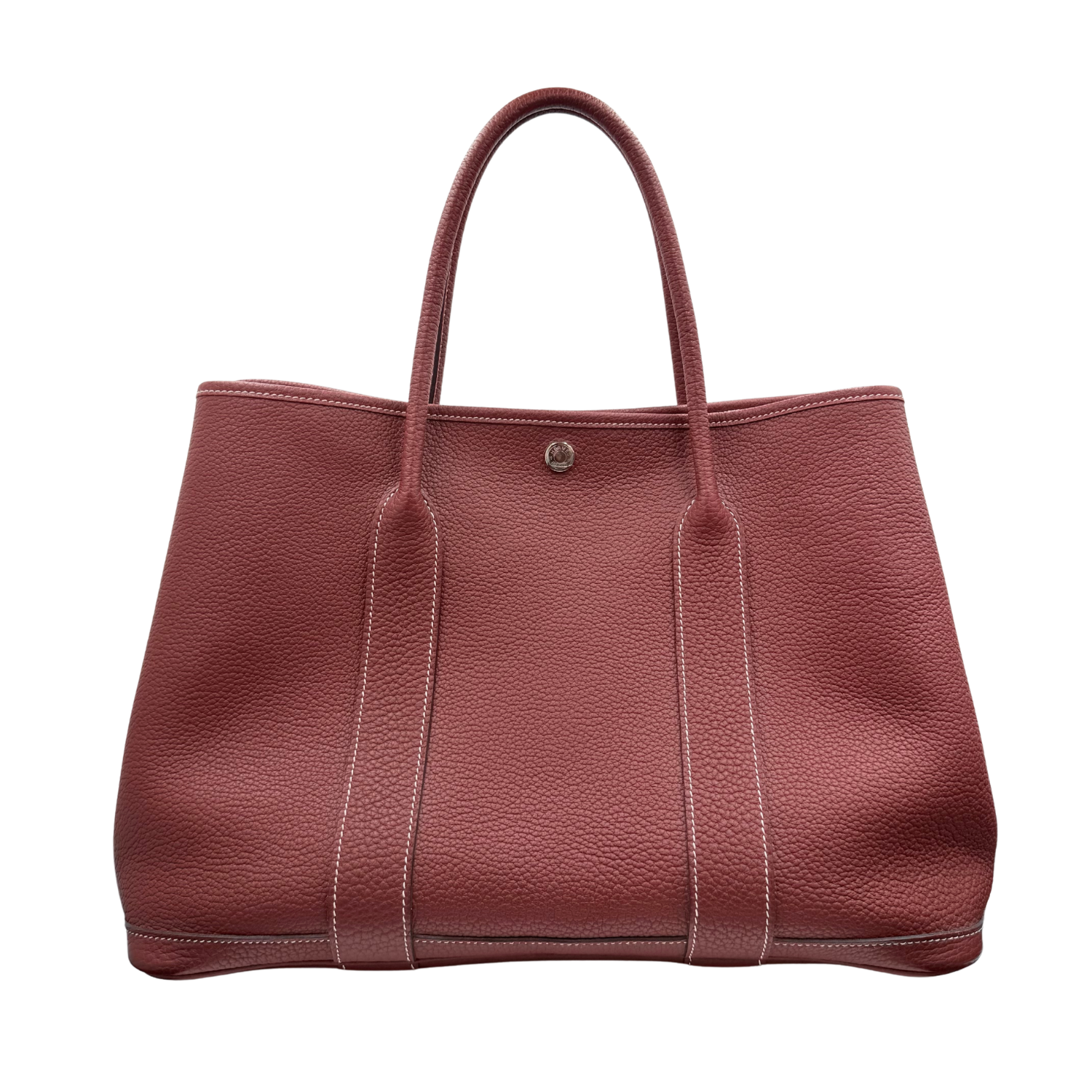 Hermès Negonda Leather Garden Party 36 Rouge H