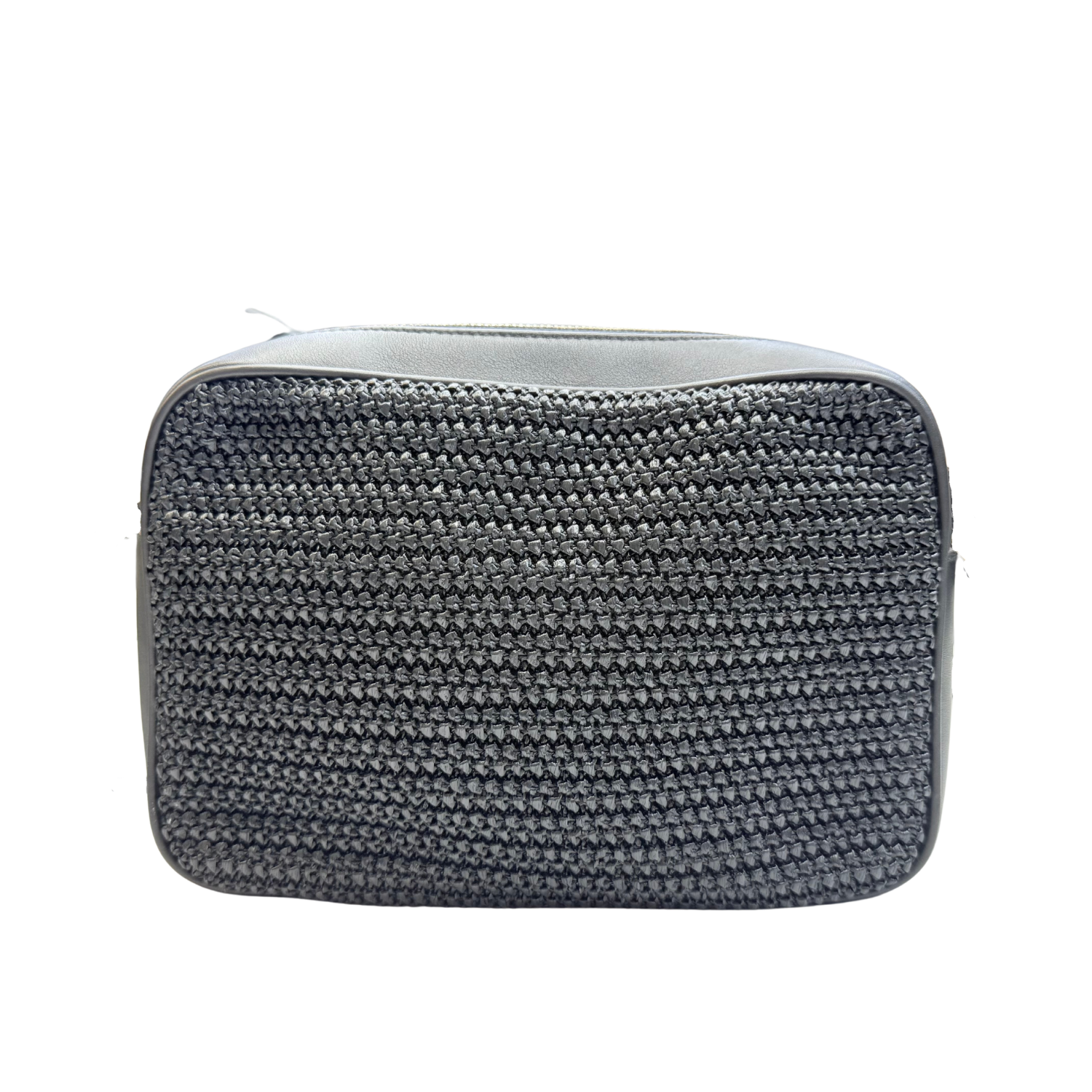 Yves Saint Laurent Raffia Monogram Lou Camera Bag Black