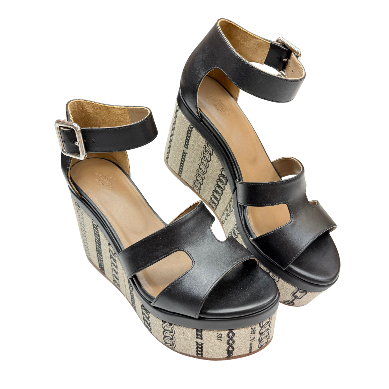 Hermès Limited Edition Ilana Wedges Multicolor