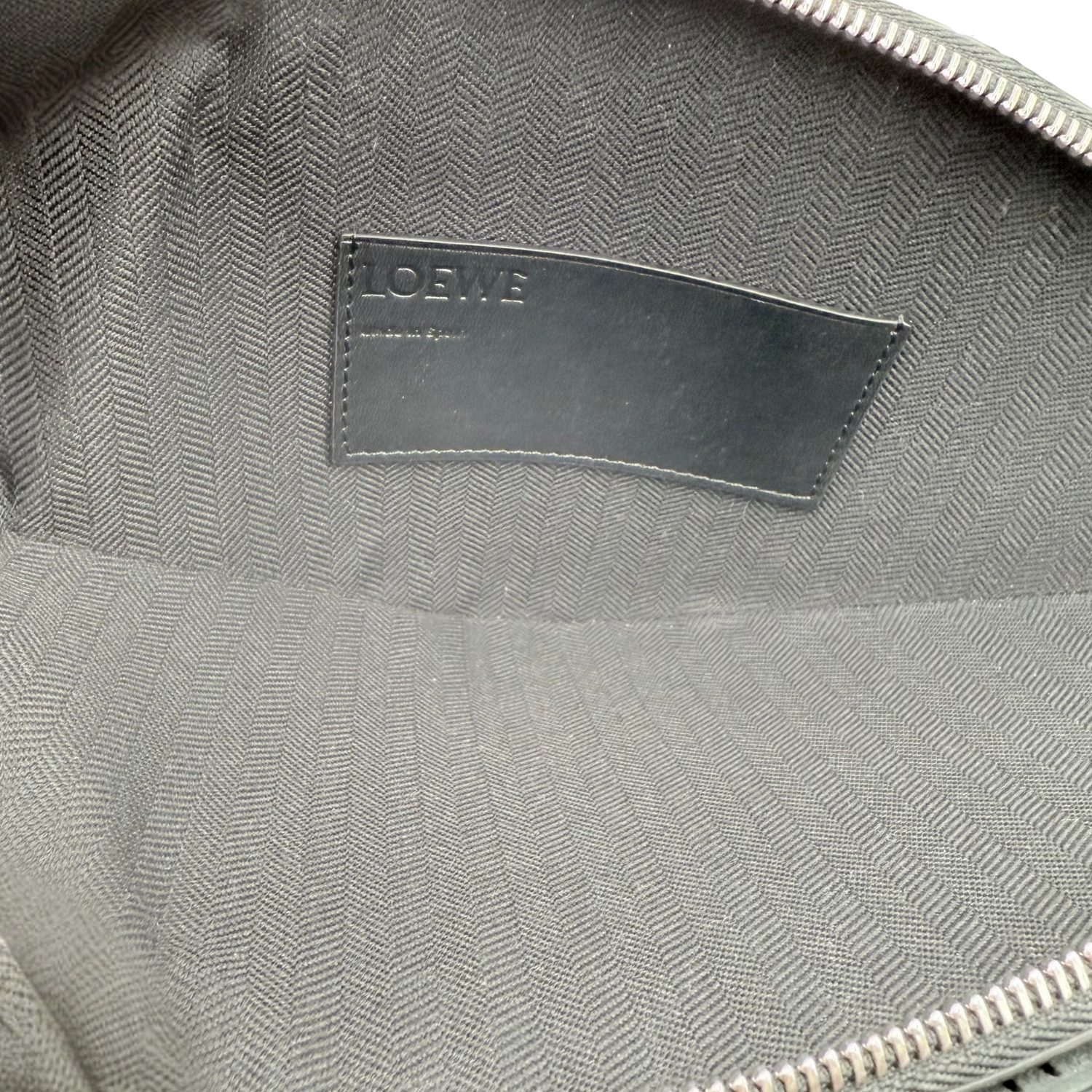 Loewe x Paula Ibiza Small Limited Fan Clutch Black