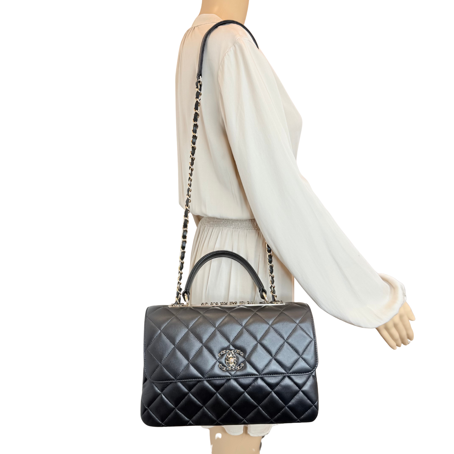 Chanel Medium Trendy CC Flap Bag Black