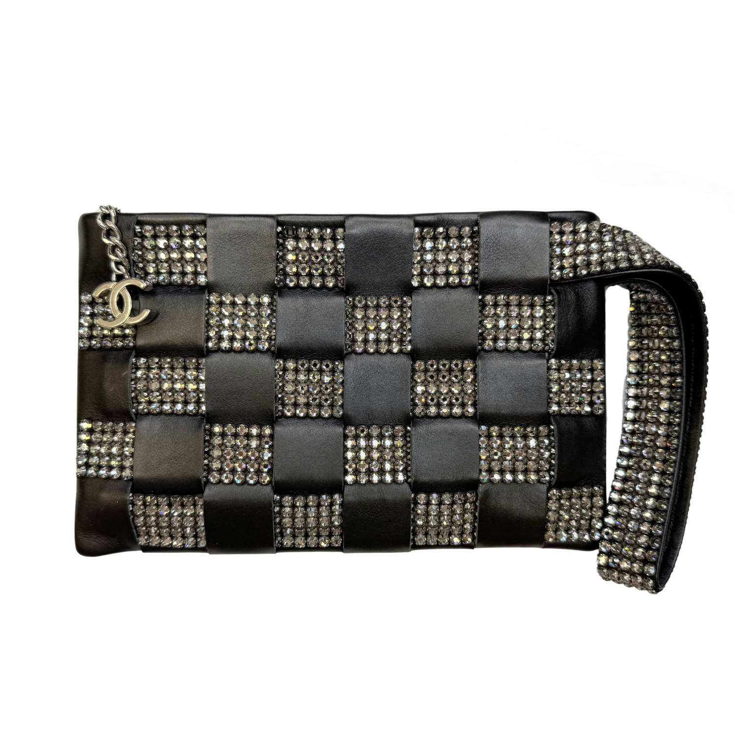 Chanel Interlocking CC Clutch Black