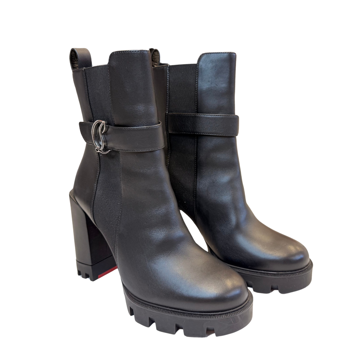 Christian Louboutin CL Chelsea Lug Boot 100mm